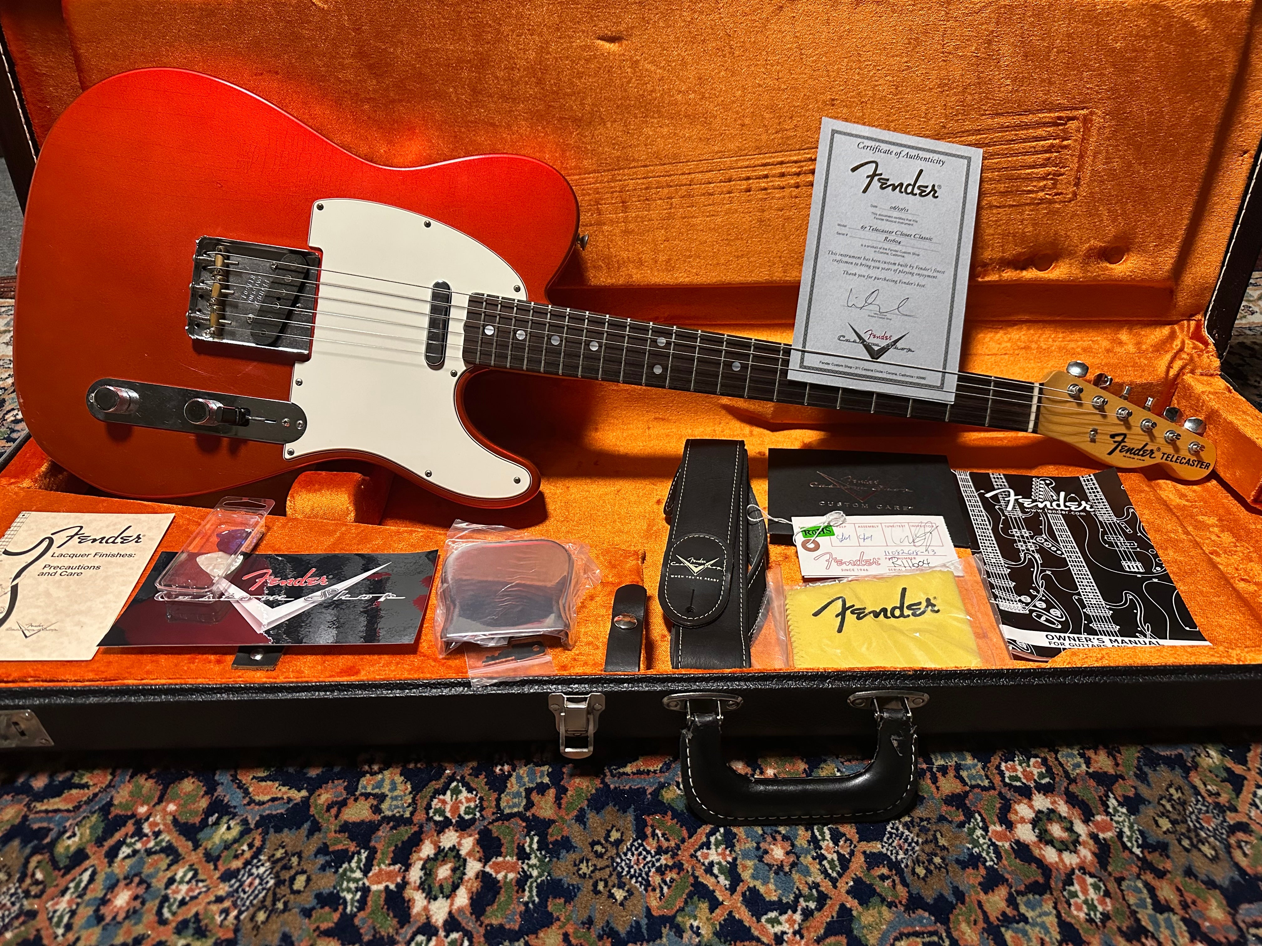 Fender Custom Shop ’67 Closet Classic Telecaster 2012 Candy Apple Red