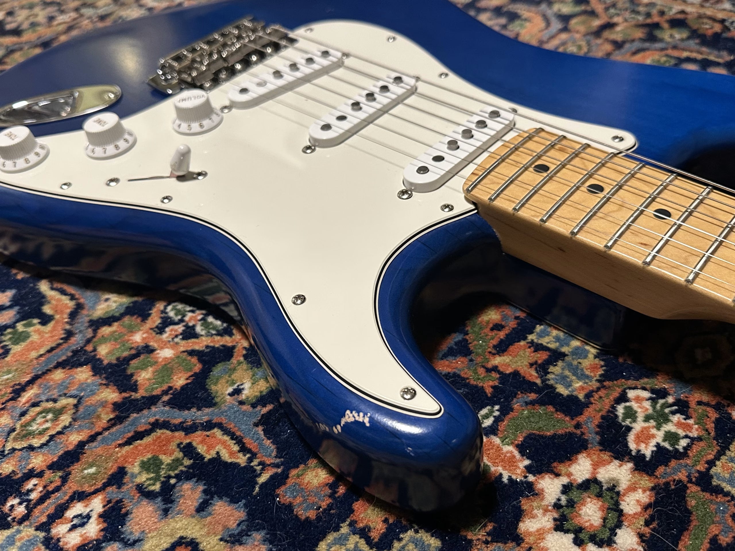 SOLD - 2003 Fender Highway One Stratocaster Sapphire Blue