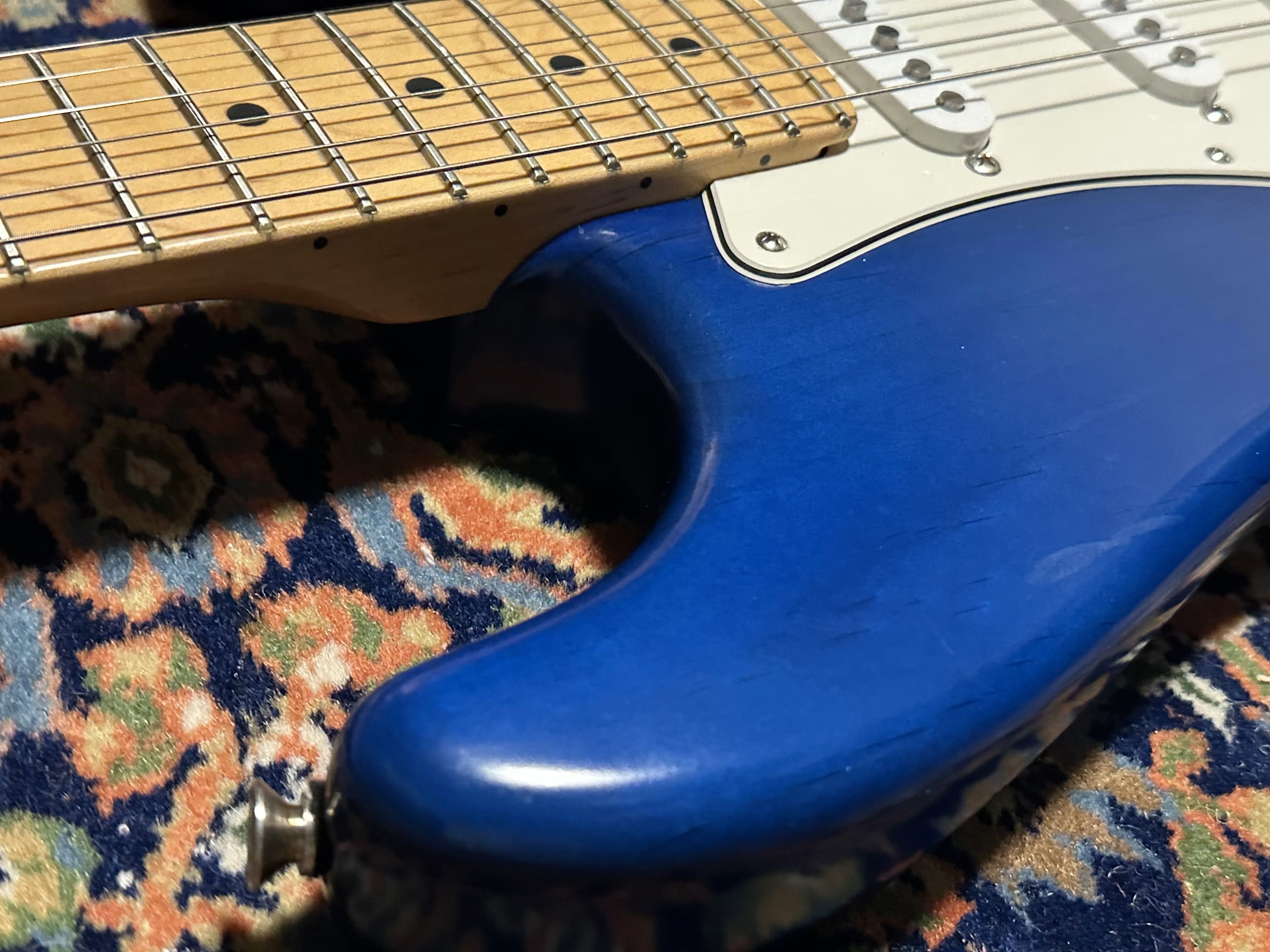 SOLD - 2003 Fender Highway One Stratocaster Sapphire Blue