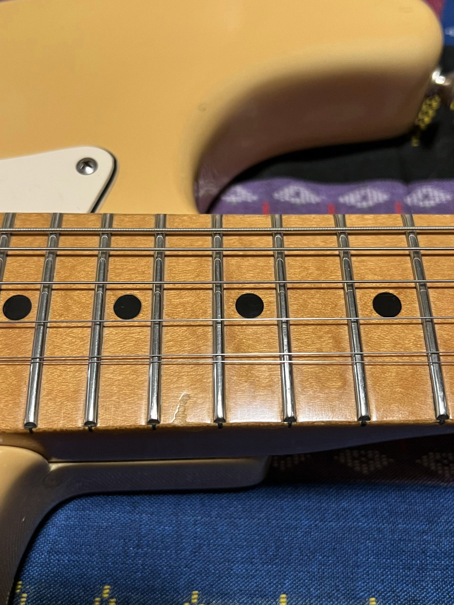 SOLD - 1989 Strat Plus Vintage White