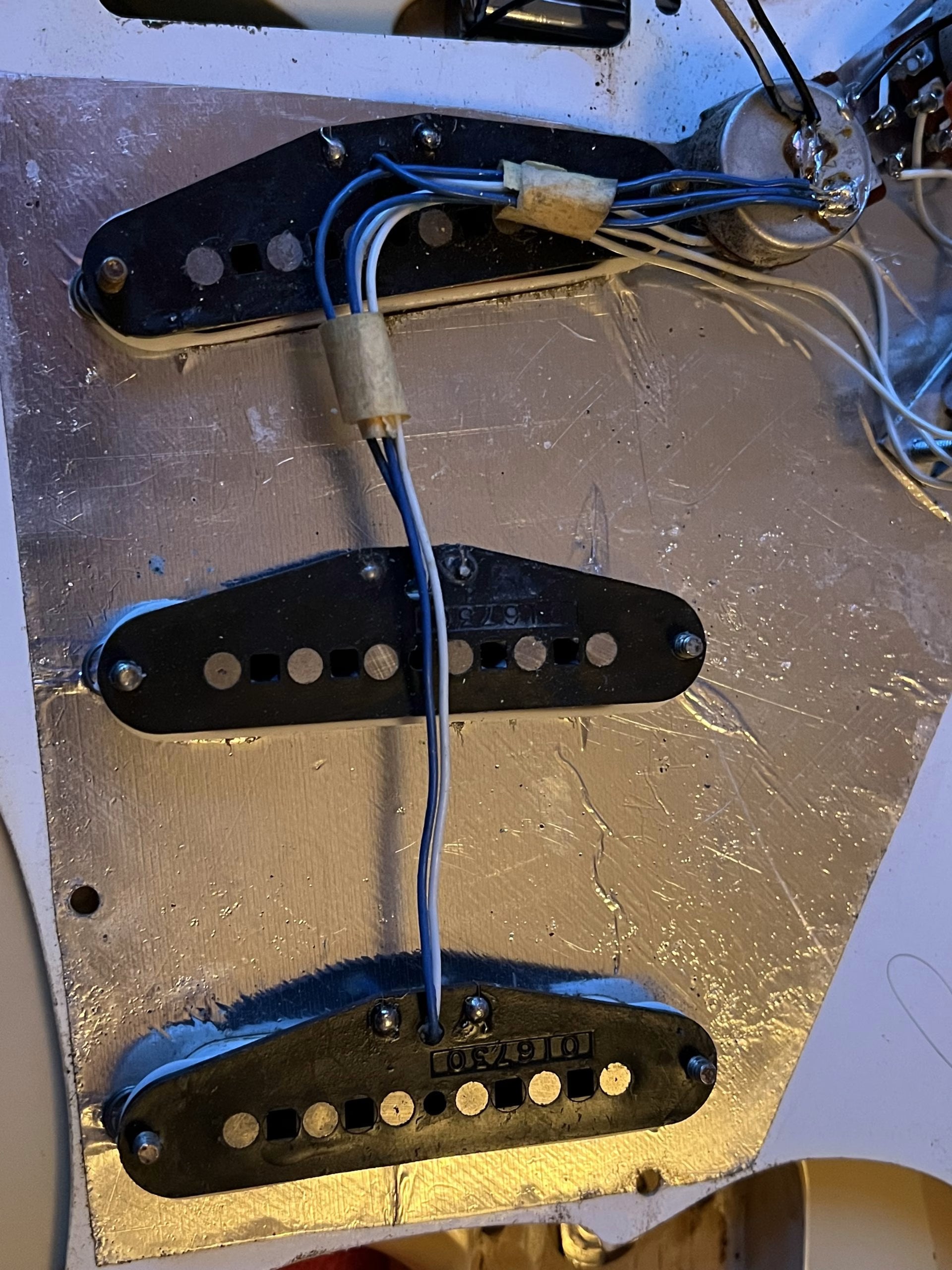 SOLD - 1983 Standard 2nd version "Two Knob" Stratocaster Ivory