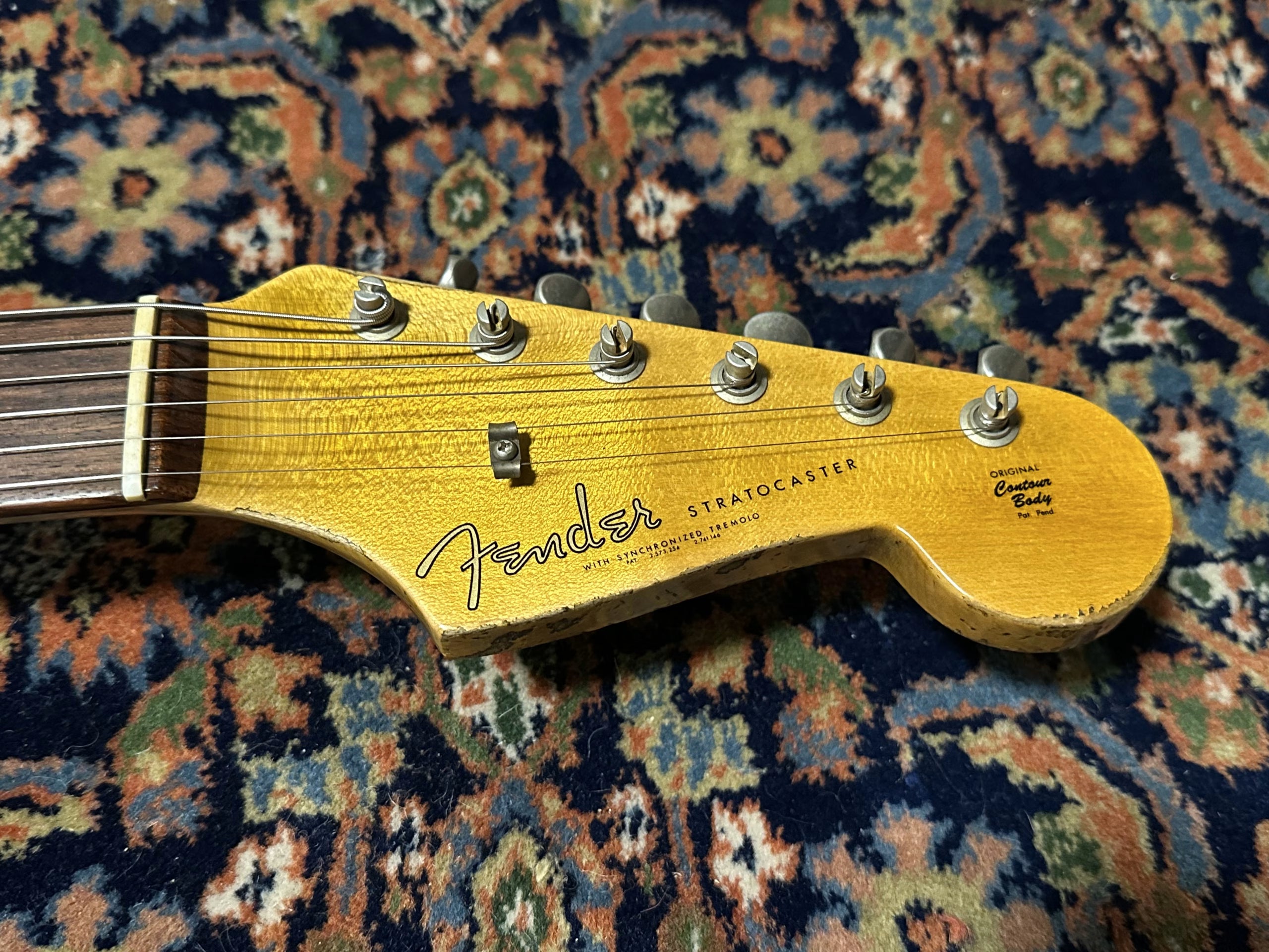 SOLD - 2019 Fender Custom Shop '61 Heavy Relic Stratocaster Olympic White