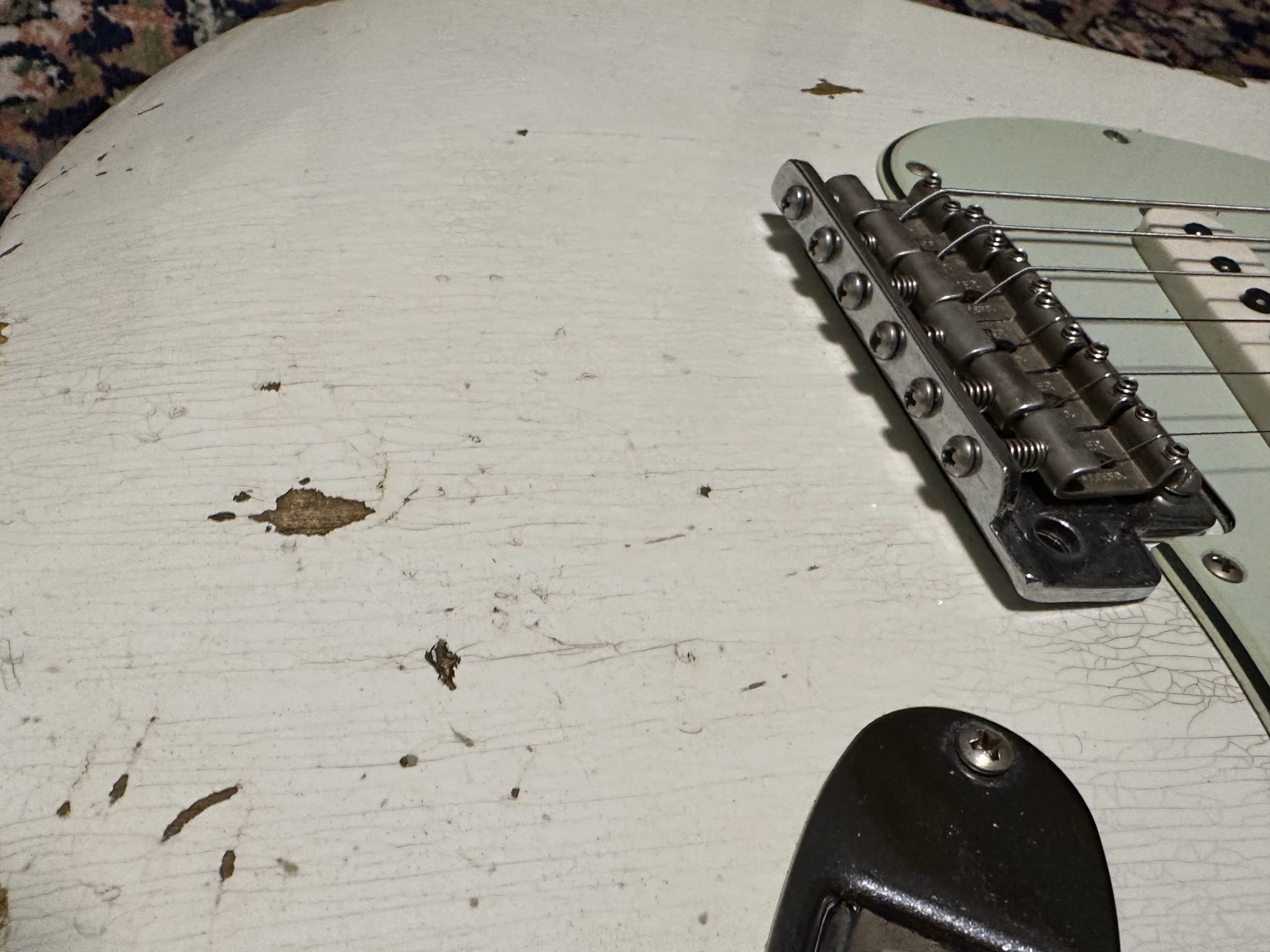 SOLD - 2019 Fender Custom Shop '61 Heavy Relic Stratocaster Olympic White