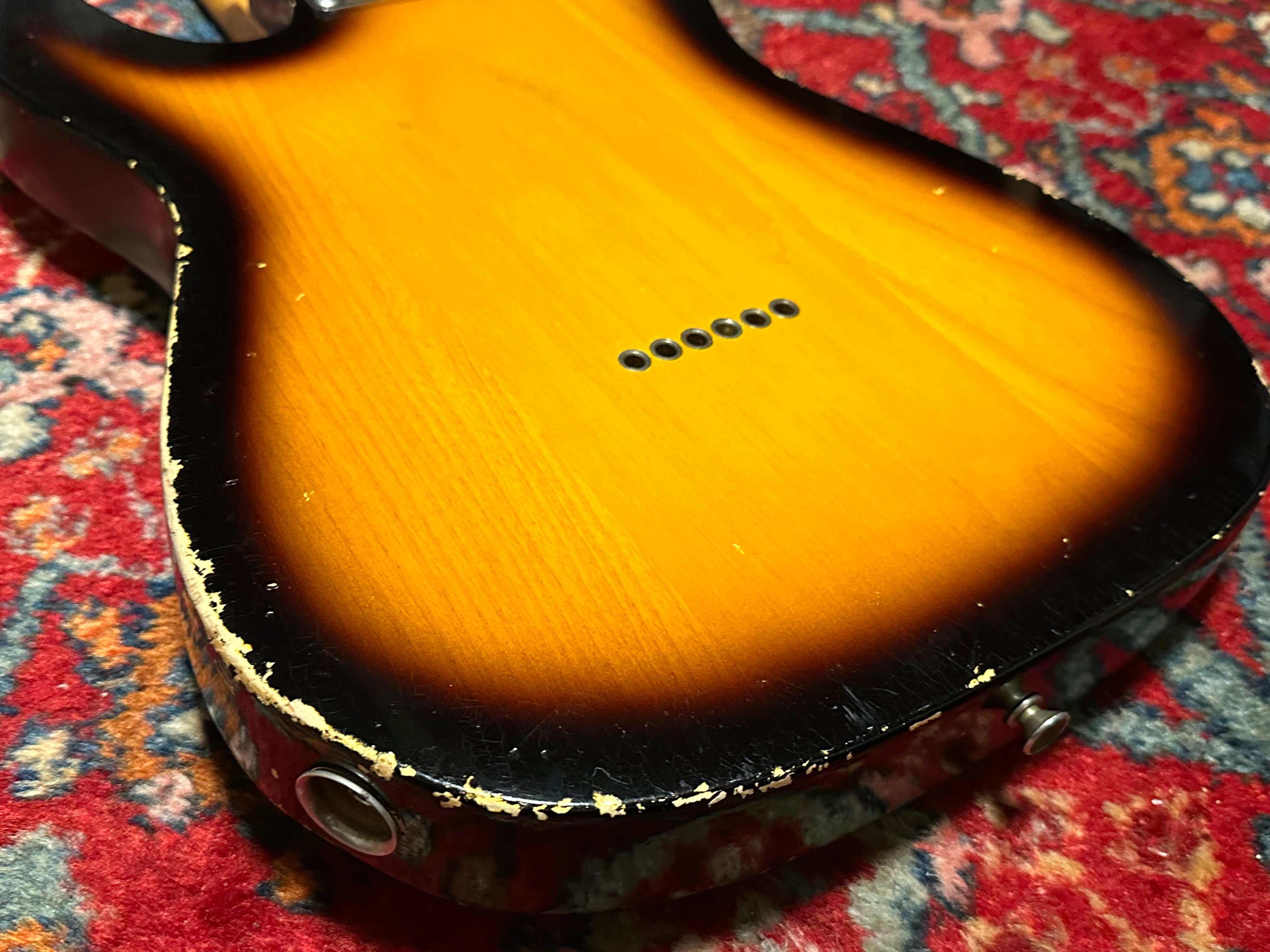 Fender Custom Shop ’60s Duo Tone LTD Abigail Ybarra pickups Relic Telecaster 2012 Sunburst
