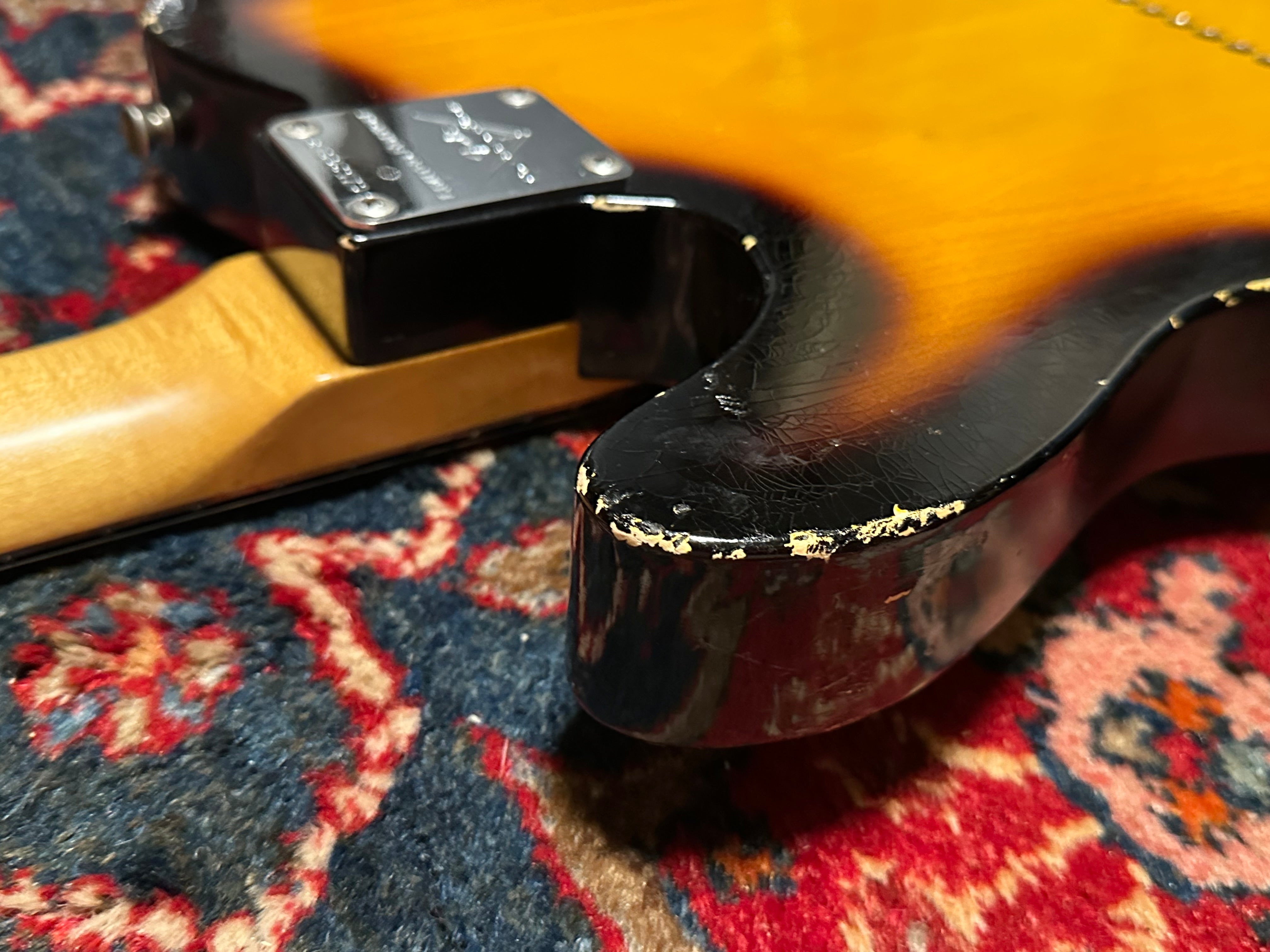 Fender Custom Shop ’60s Duo Tone LTD Abigail Ybarra pickups Relic Telecaster 2012 Sunburst