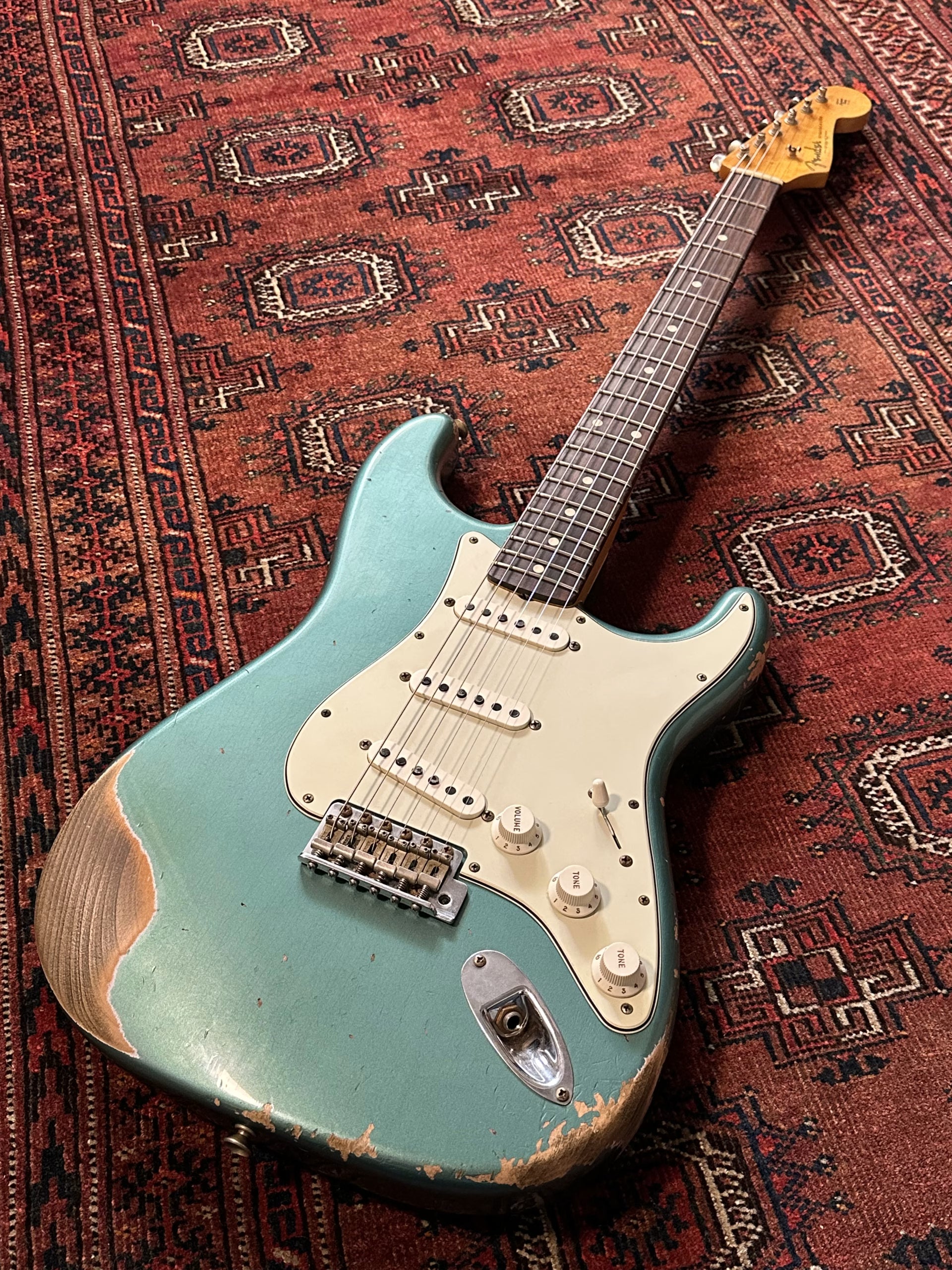 SOLD - 2020 Fender Custom Shop '61 Wildwood LTD Heavy Relic Stratocaster Sherwood Green Metalic