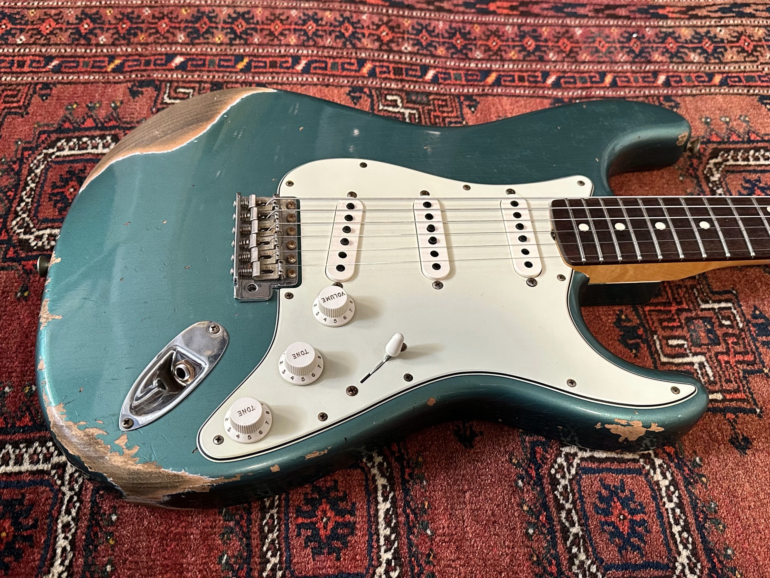 SOLD - 2020 Fender Custom Shop '61 Wildwood LTD Heavy Relic Stratocaster Sherwood Green Metalic