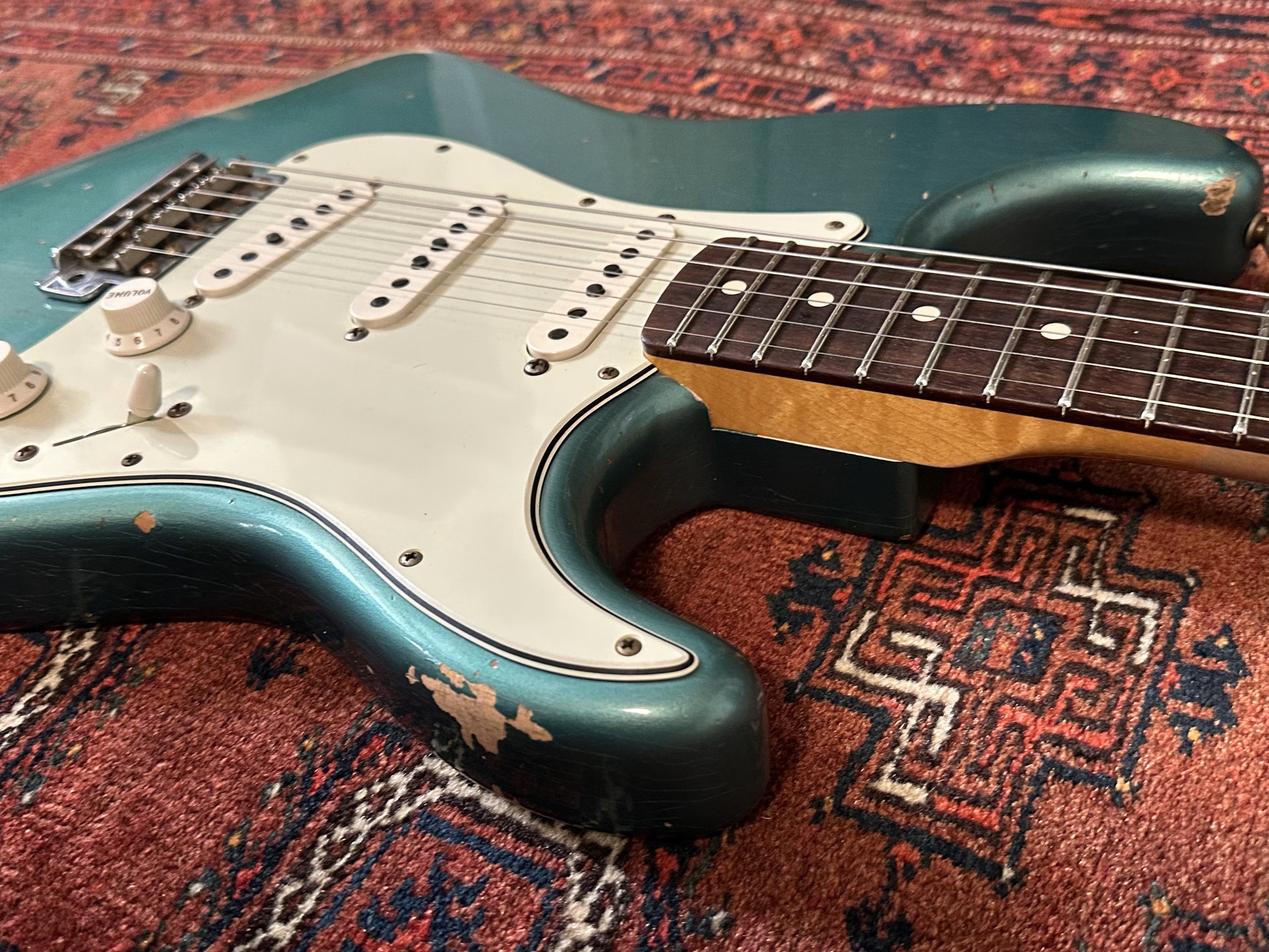 SOLD - 2020 Fender Custom Shop '61 Wildwood LTD Heavy Relic Stratocaster Sherwood Green Metalic