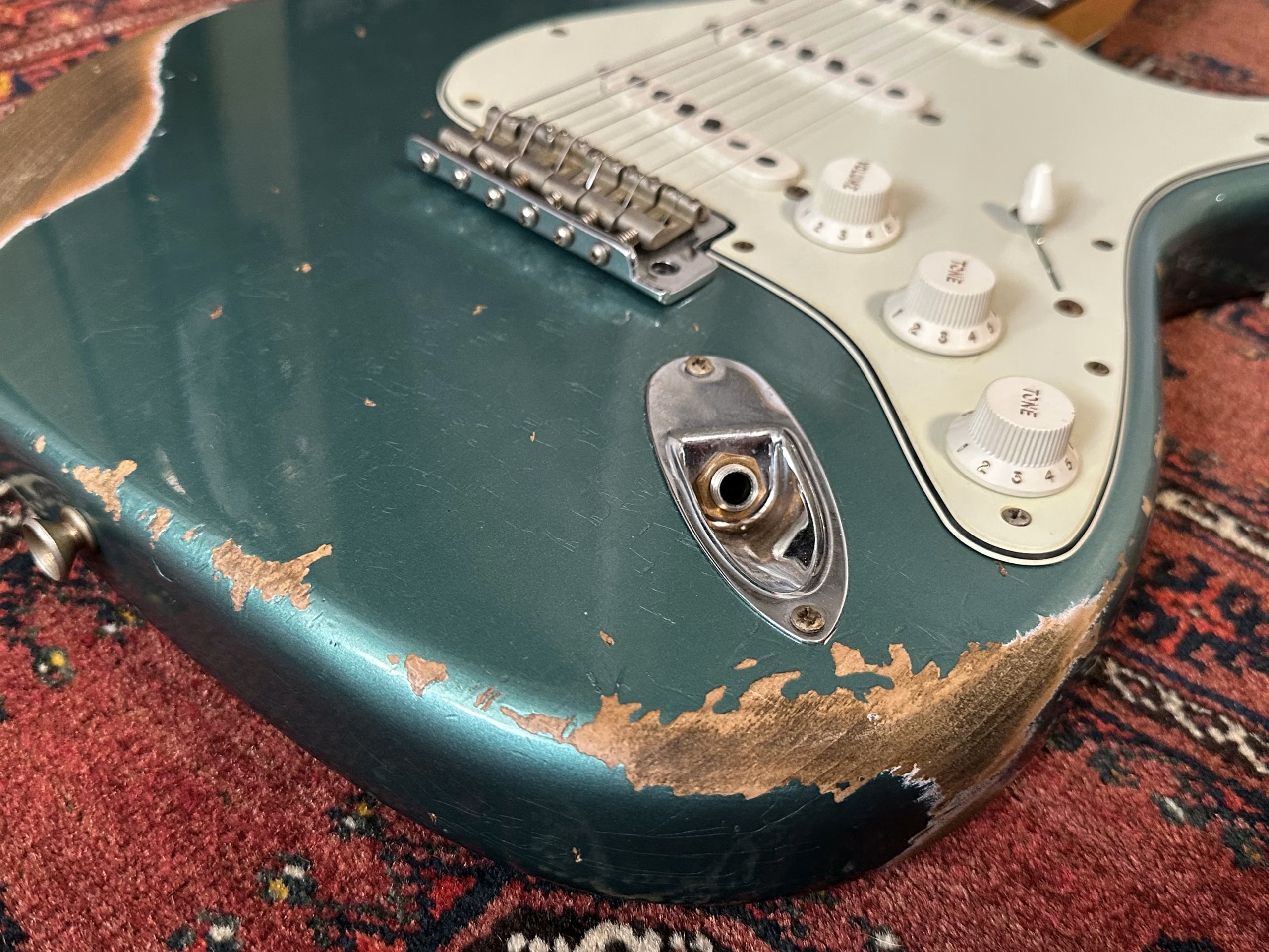SOLD - 2020 Fender Custom Shop '61 Wildwood LTD Heavy Relic Stratocaster Sherwood Green Metalic