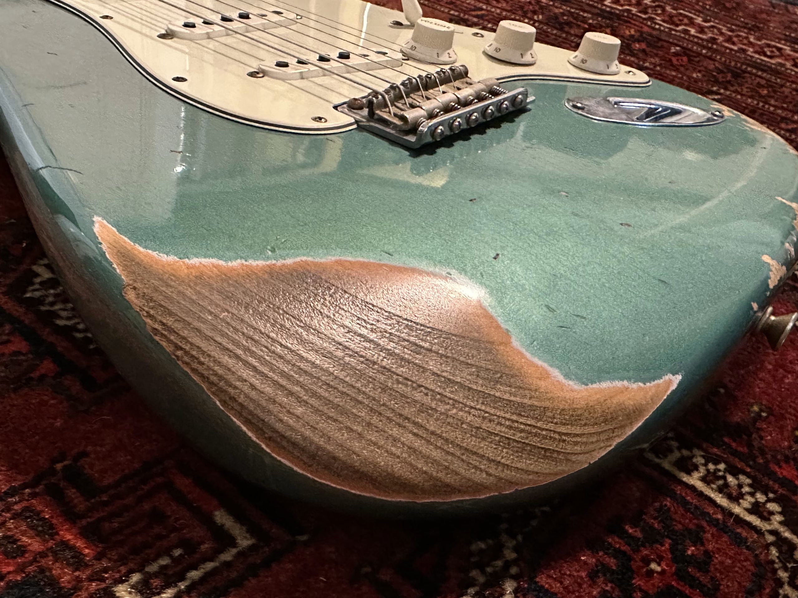 SOLD - 2020 Fender Custom Shop '61 Wildwood LTD Heavy Relic Stratocaster Sherwood Green Metalic