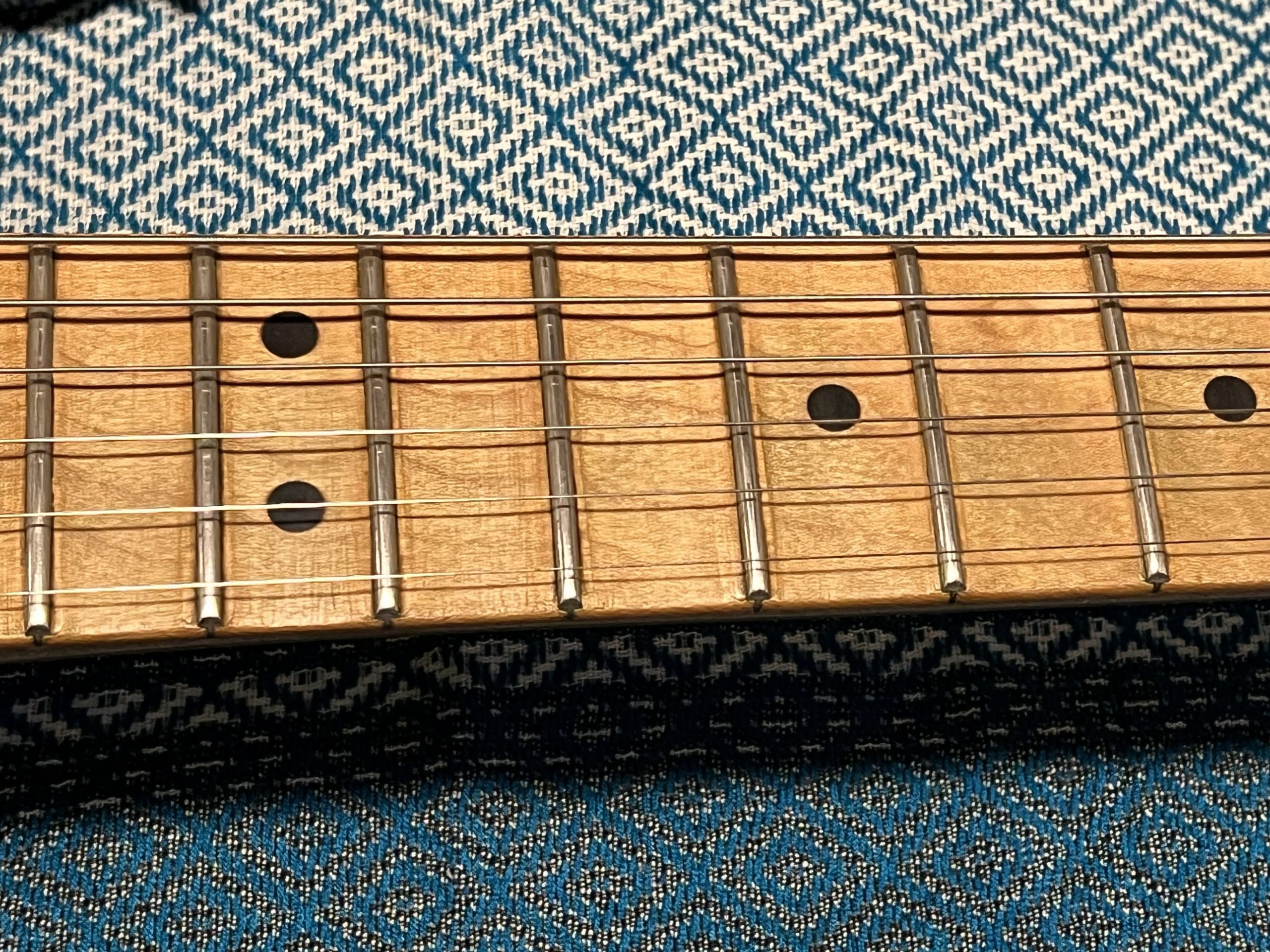 SOLD - 1992 Fender Strat Plus Refinished Midnight Blue