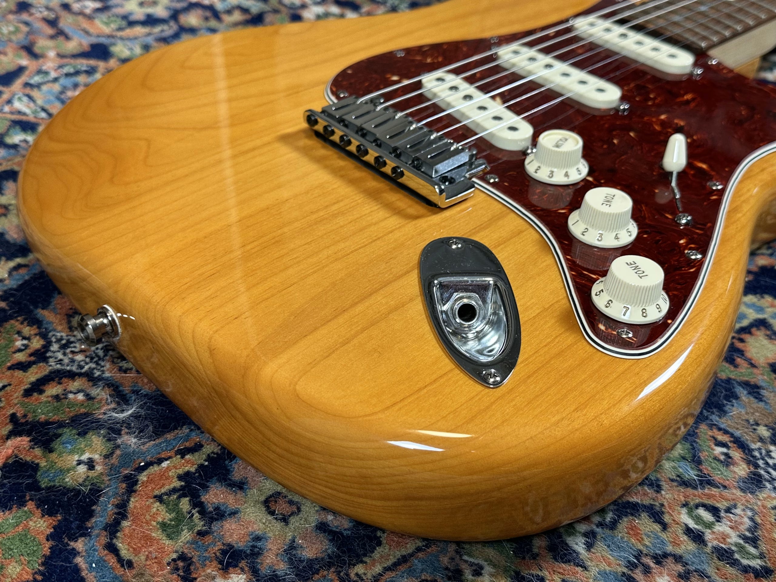 SOLD - 2008 Fender American Deluxe Stratocaster Amber