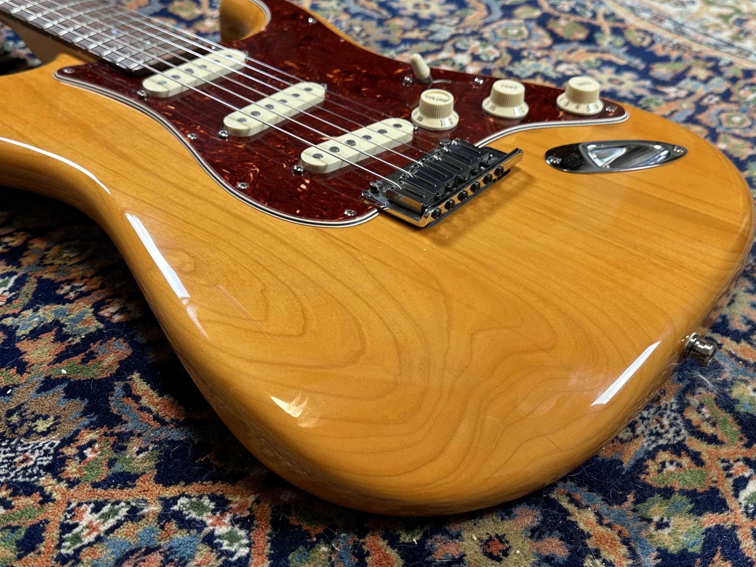 SOLD - 2008 Fender American Deluxe Stratocaster Amber