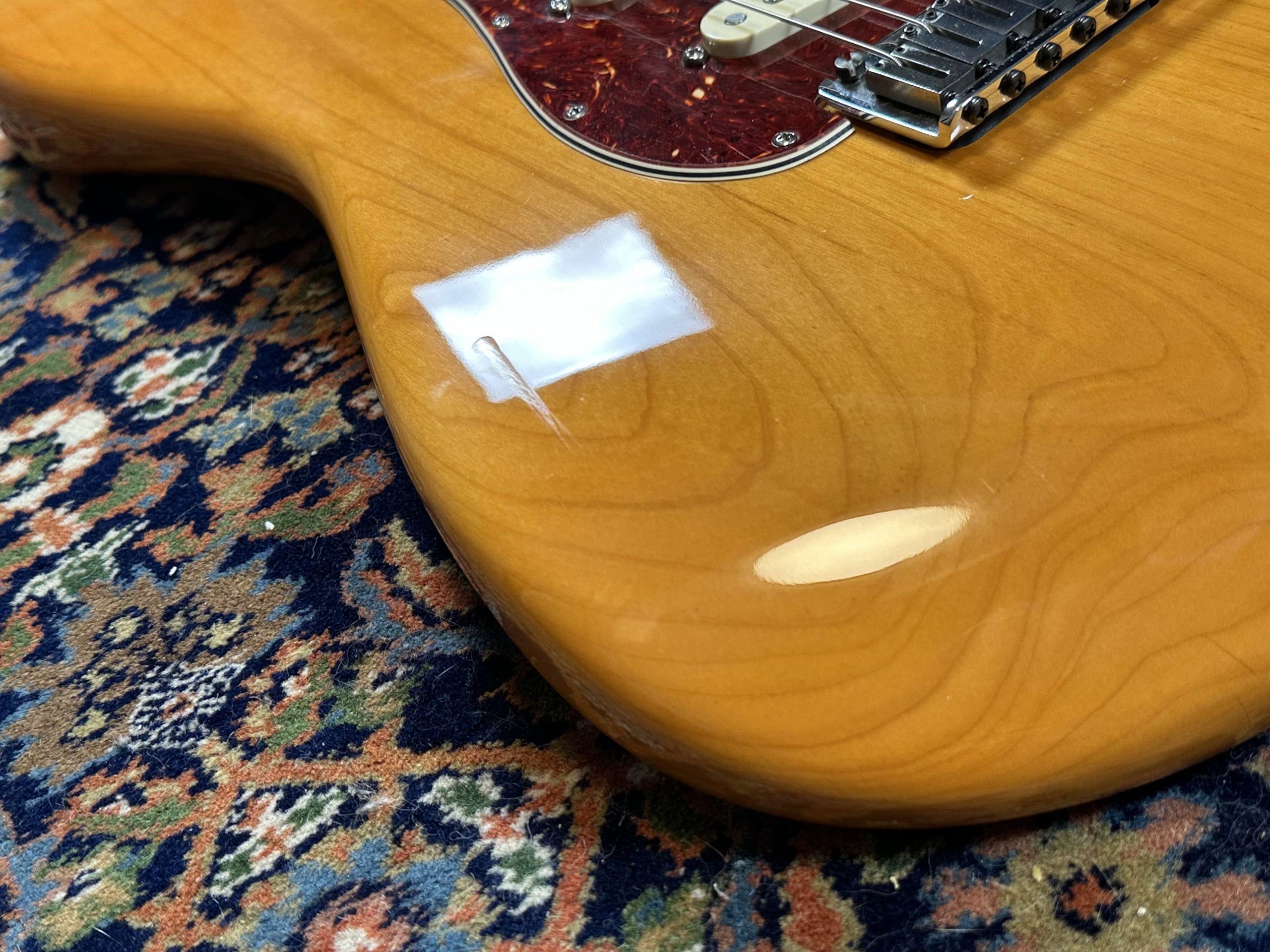 SOLD - 2008 Fender American Deluxe Stratocaster Amber