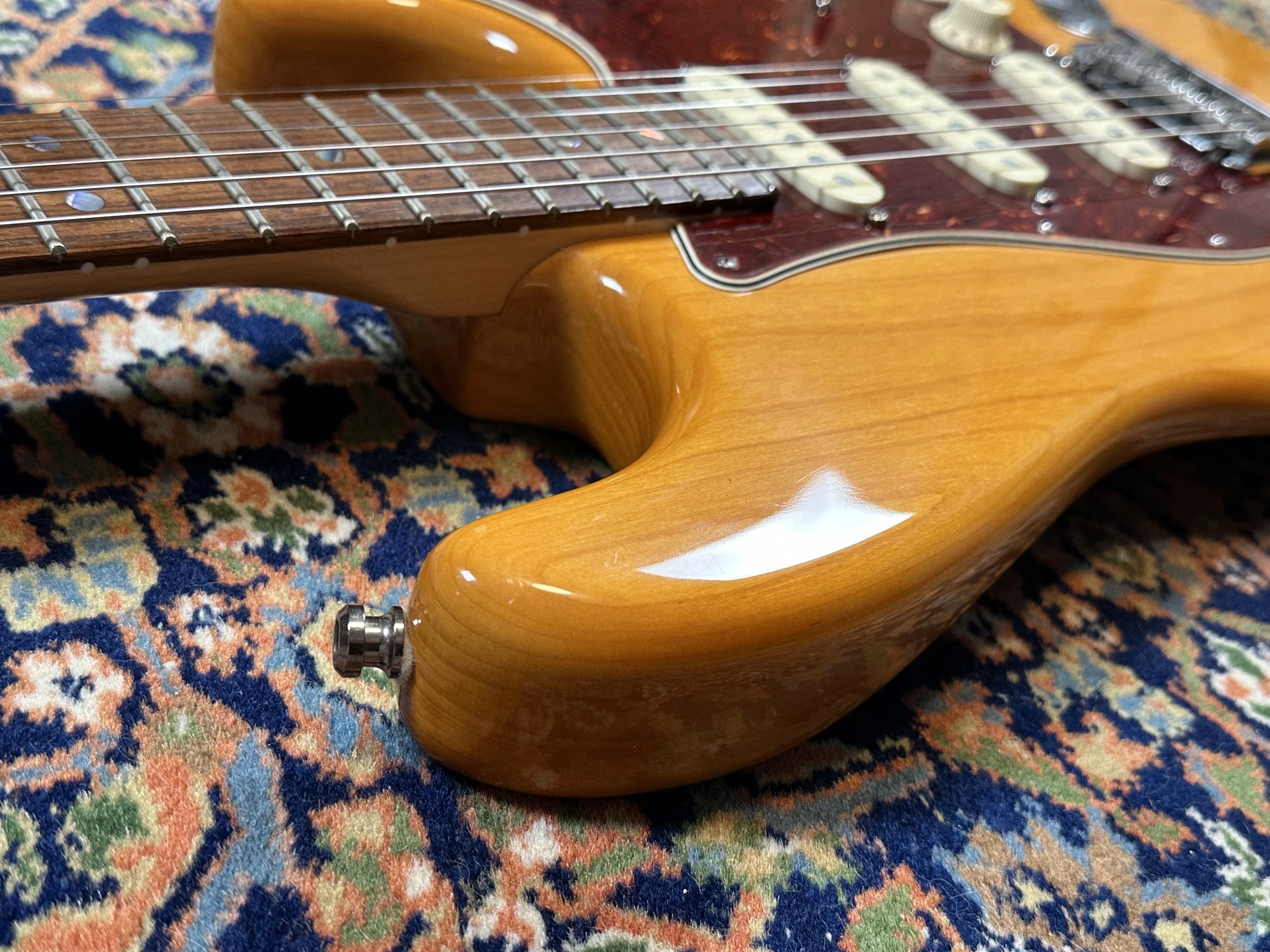 SOLD - 2008 Fender American Deluxe Stratocaster Amber