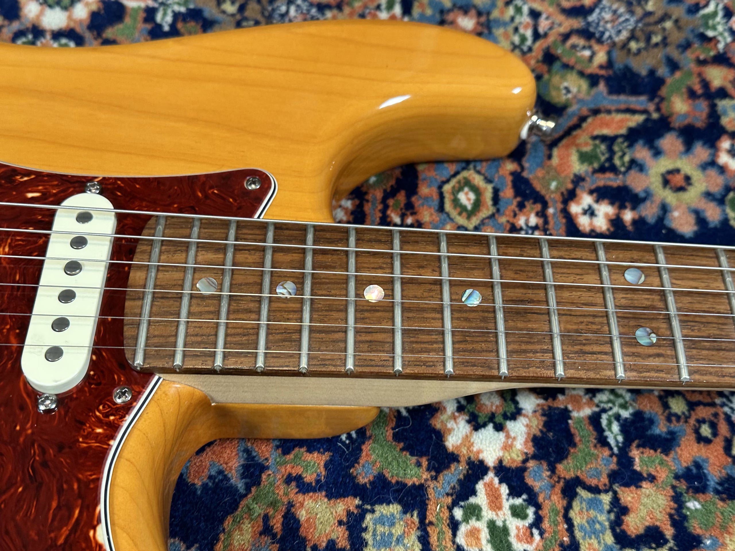 SOLD - 2008 Fender American Deluxe Stratocaster Amber