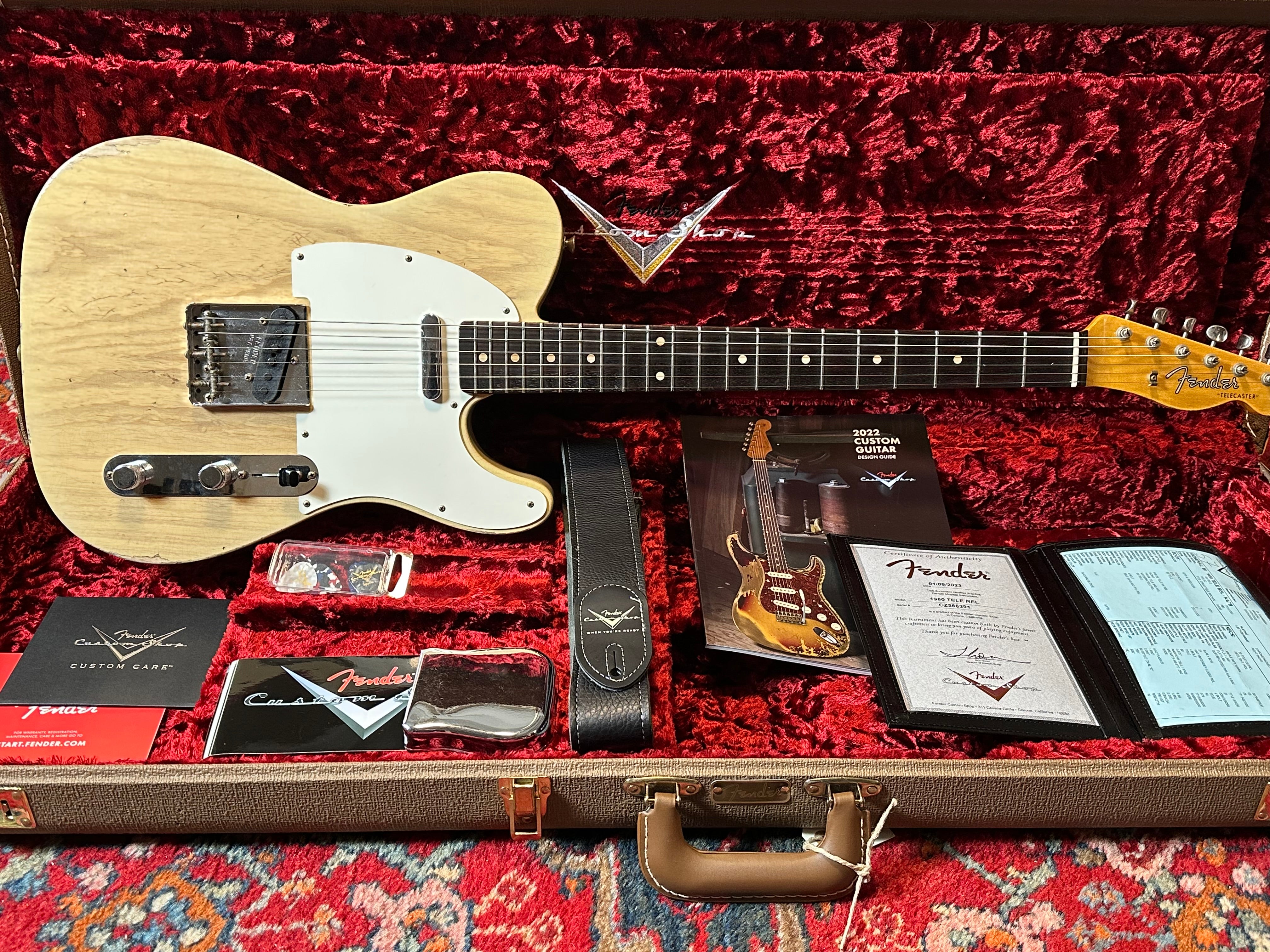 Fender Custom Shop ’60 Relic Telecaster 2023 Natural