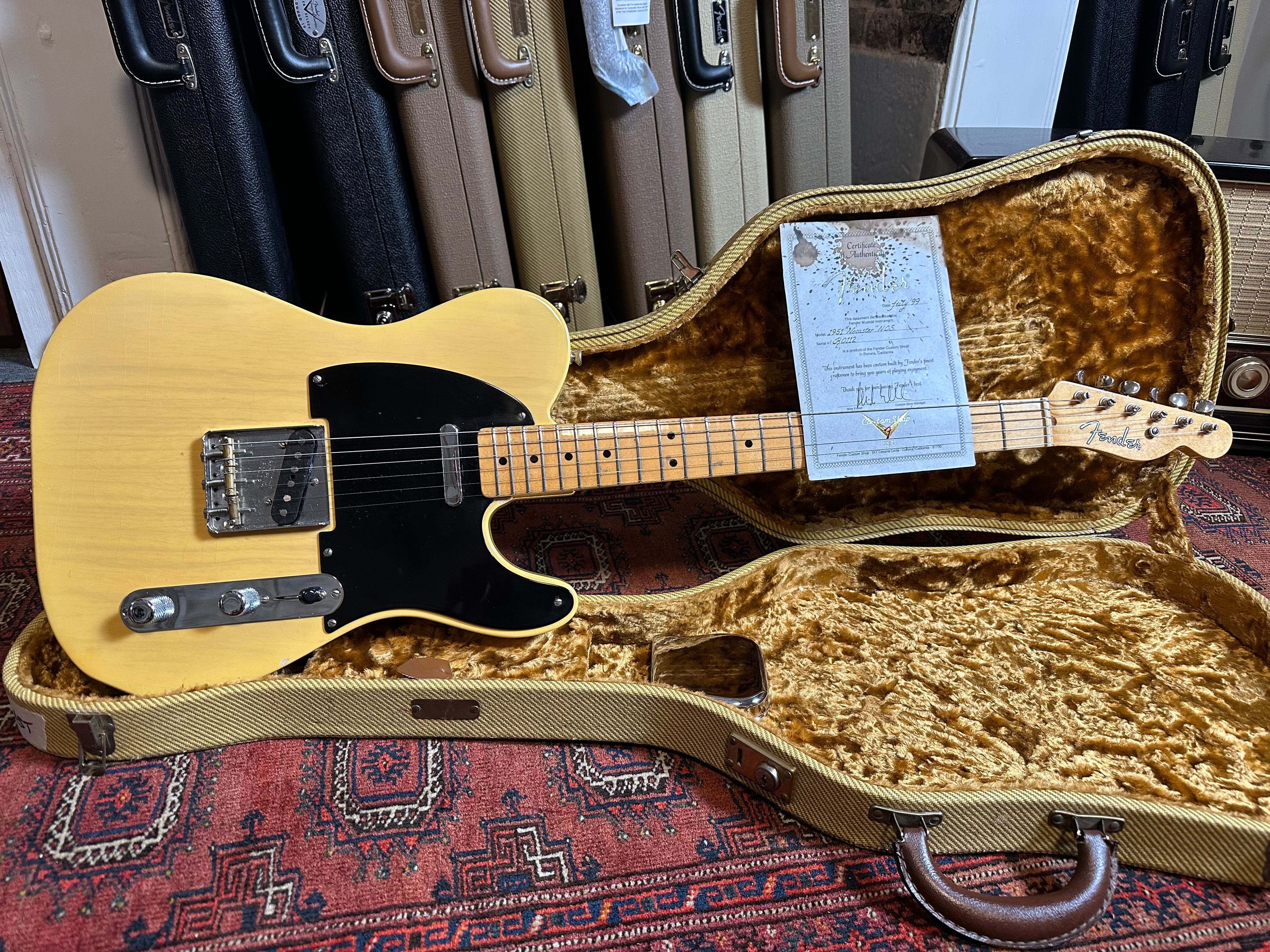 SOLD – 1999 Fender Custom Shop ’51 NOS Nocaster Blonde