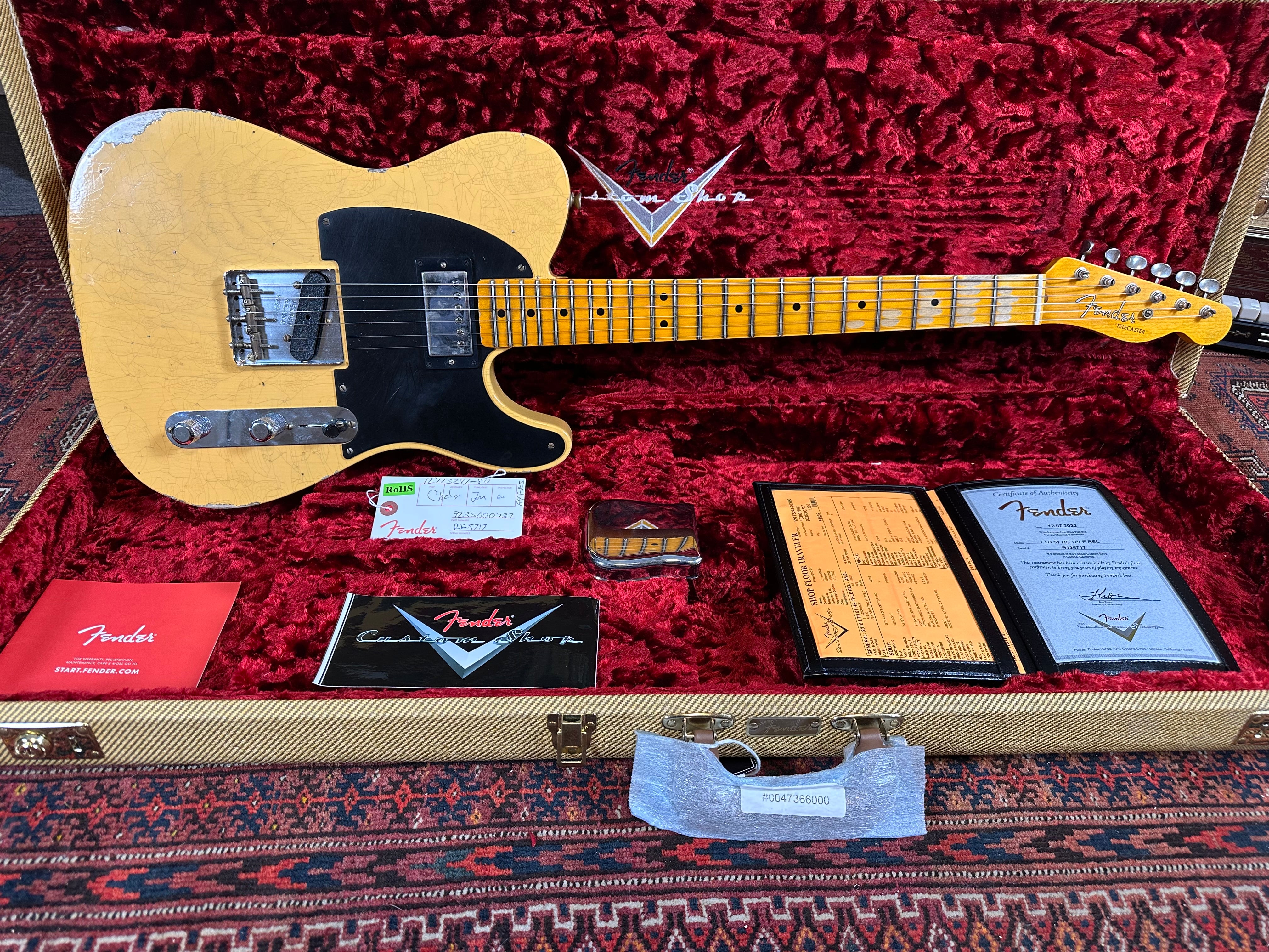 Reserved - Fender Custom Shop ’51 HS Relic Telecaster 2022 Nocaster Blonde