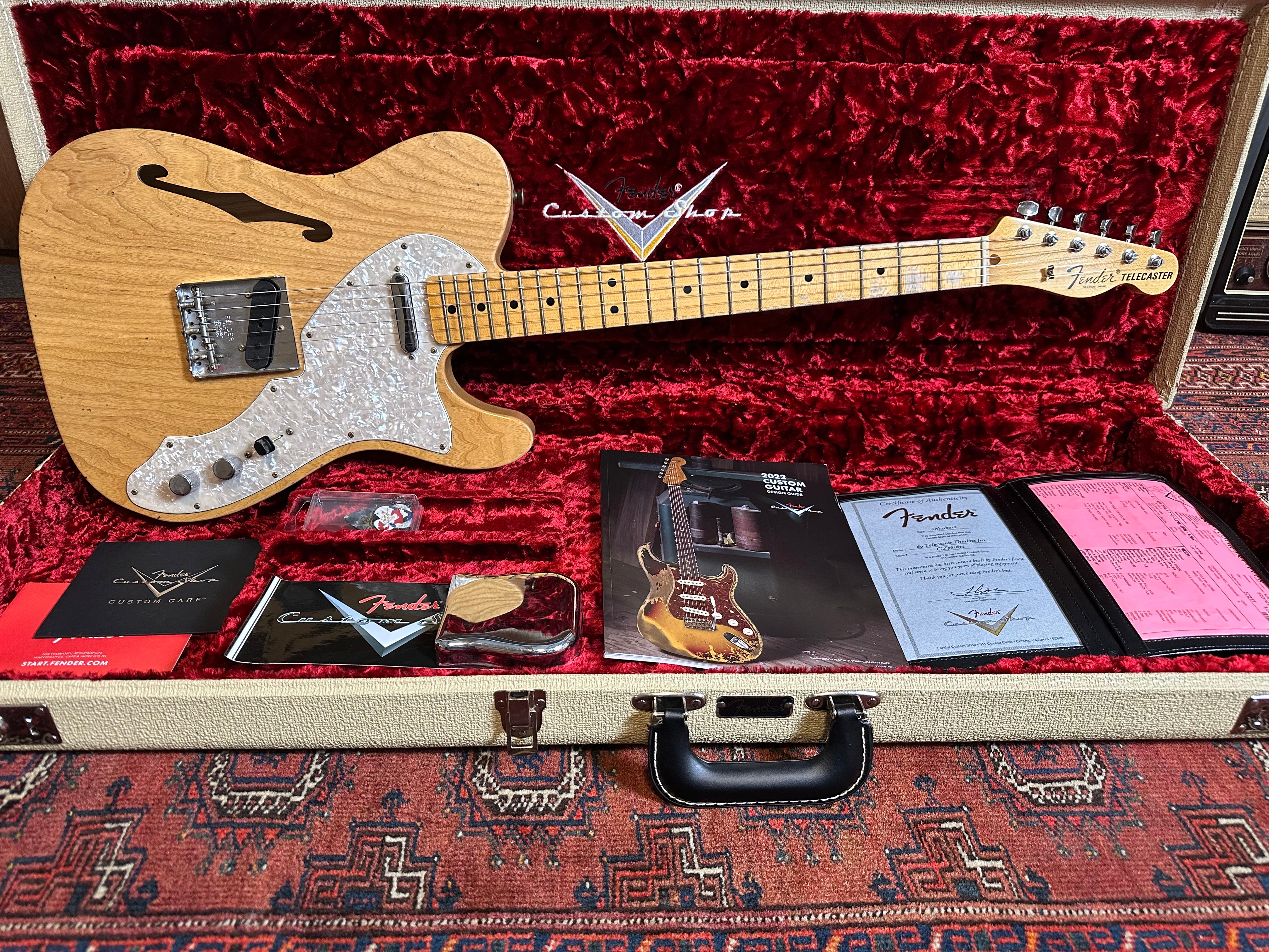 Fender Custom Shop ’69 Journeyman Thinline Telecaster 2023 Natural