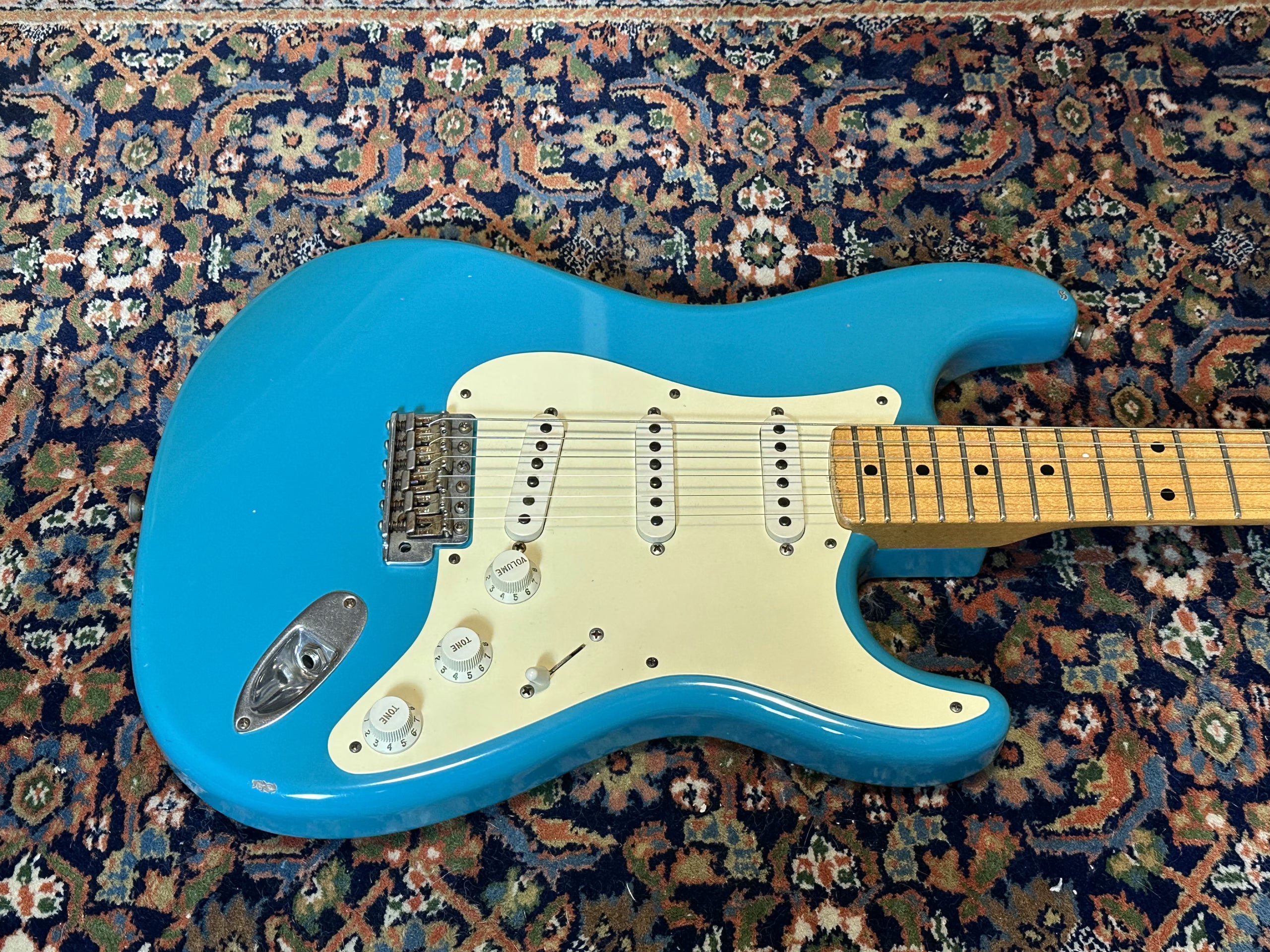 SOLD - 2007 Fender Custom Shop '57 Dave's Guitar Shop 25th Anniversary Relic Stratocaster Taos Turquoise