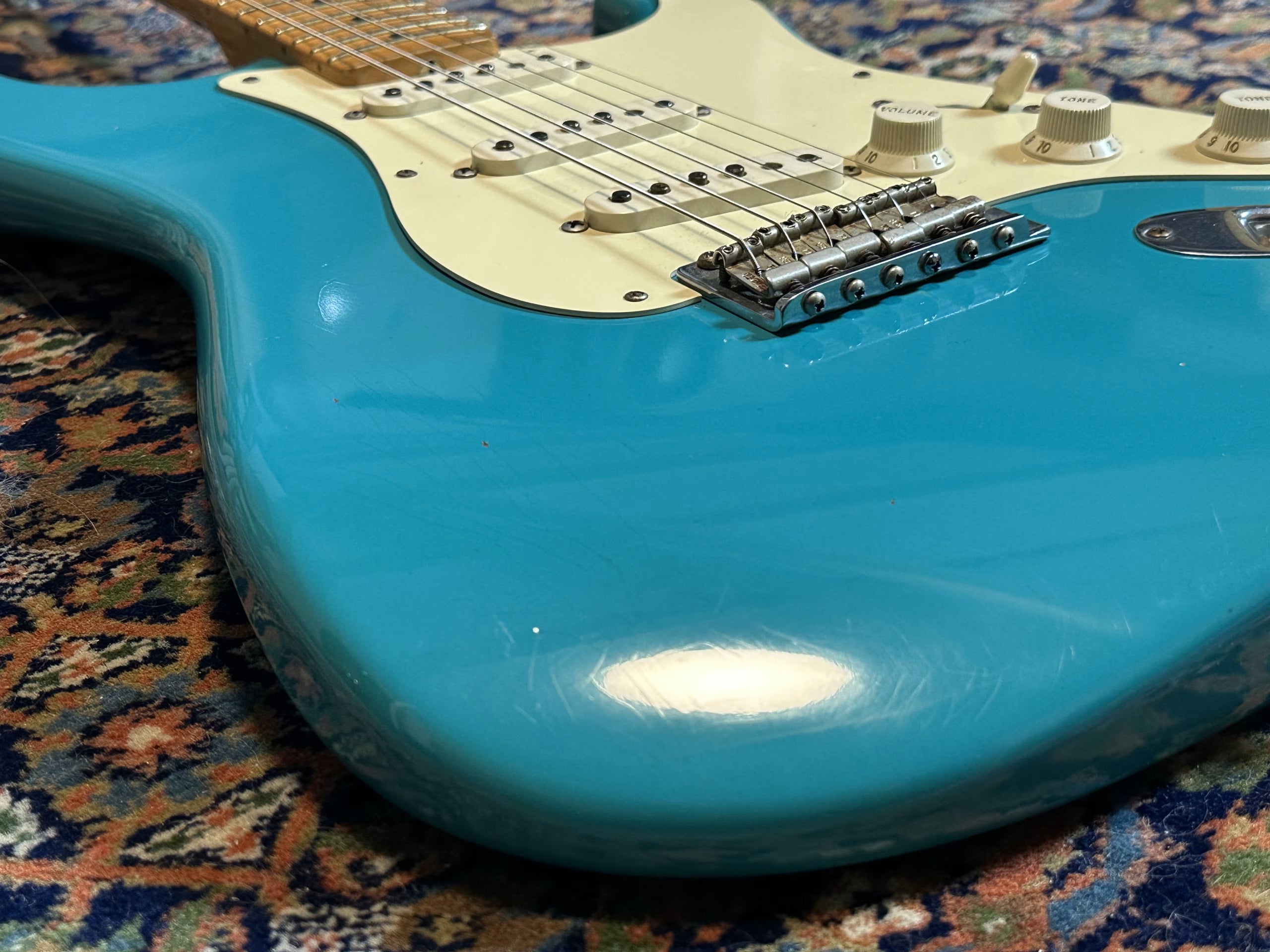 SOLD - 2007 Fender Custom Shop '57 Dave's Guitar Shop 25th Anniversary Relic Stratocaster Taos Turquoise