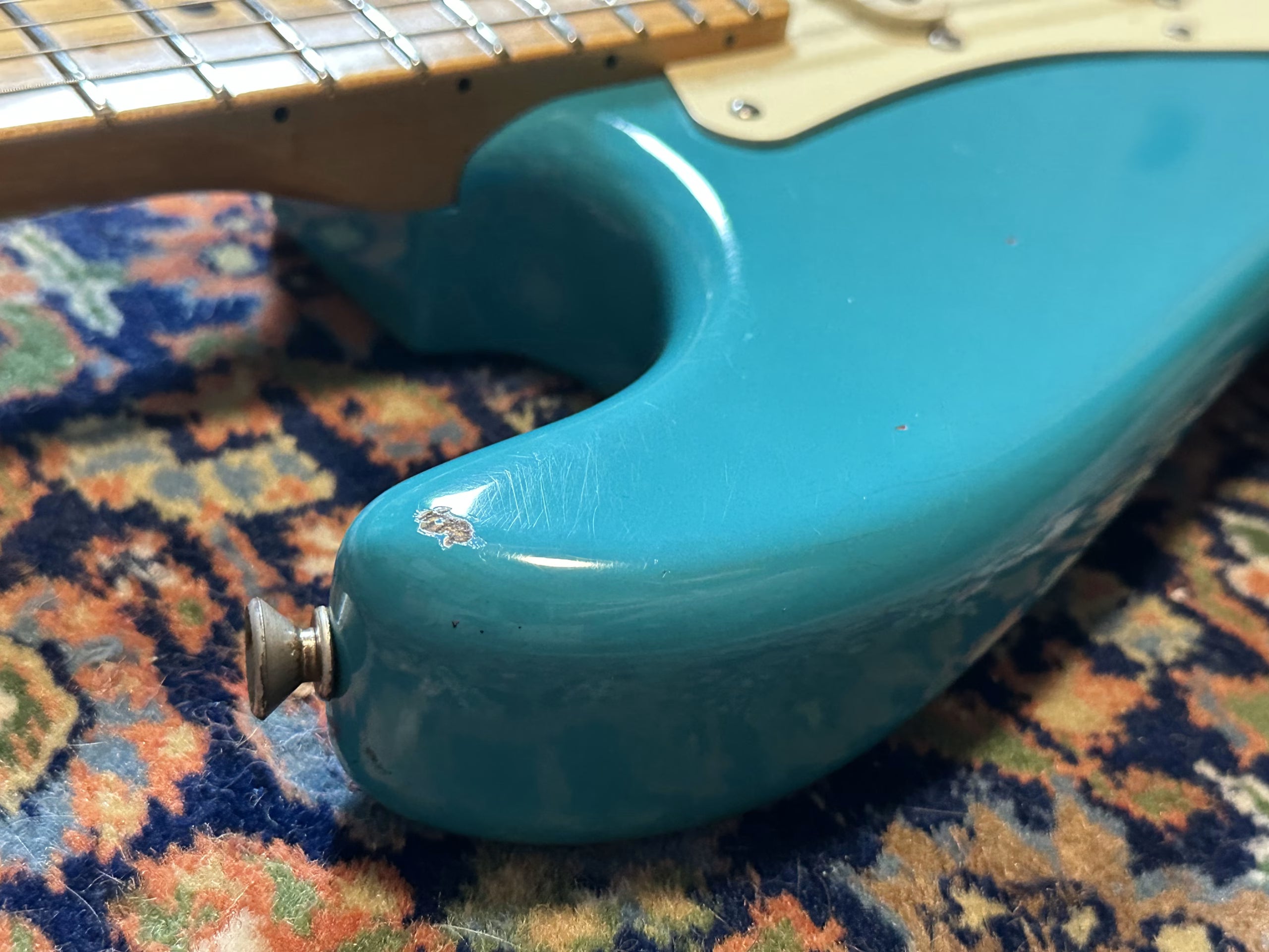 SOLD - 2007 Fender Custom Shop '57 Dave's Guitar Shop 25th Anniversary Relic Stratocaster Taos Turquoise