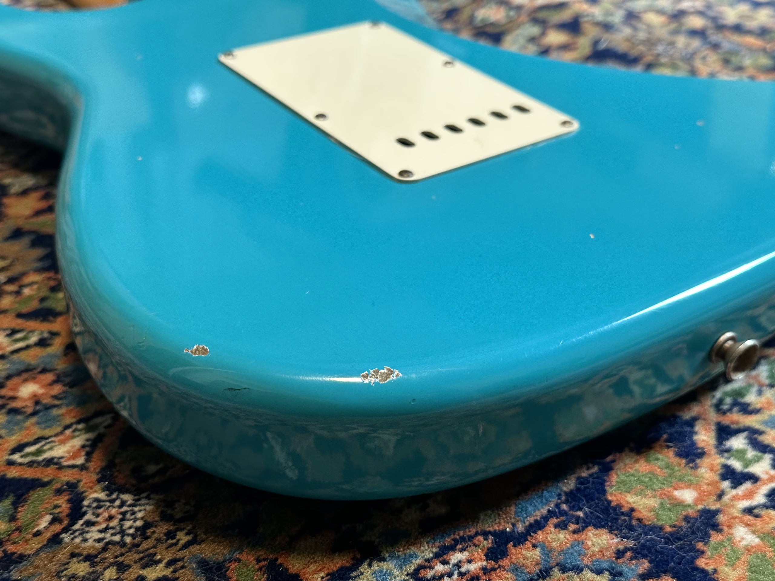 SOLD - 2007 Fender Custom Shop '57 Dave's Guitar Shop 25th Anniversary Relic Stratocaster Taos Turquoise