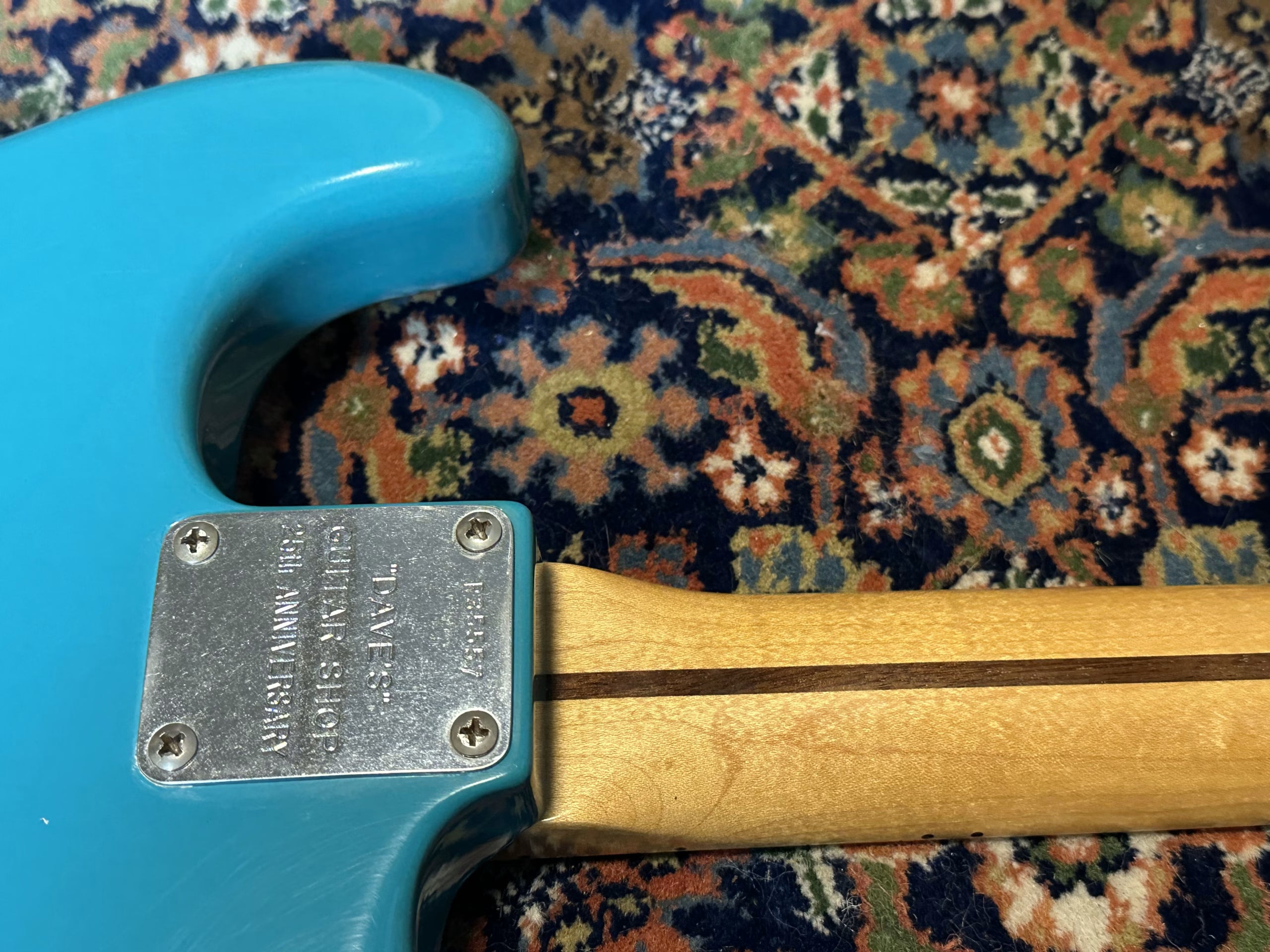 SOLD - 2007 Fender Custom Shop '57 Dave's Guitar Shop 25th Anniversary Relic Stratocaster Taos Turquoise