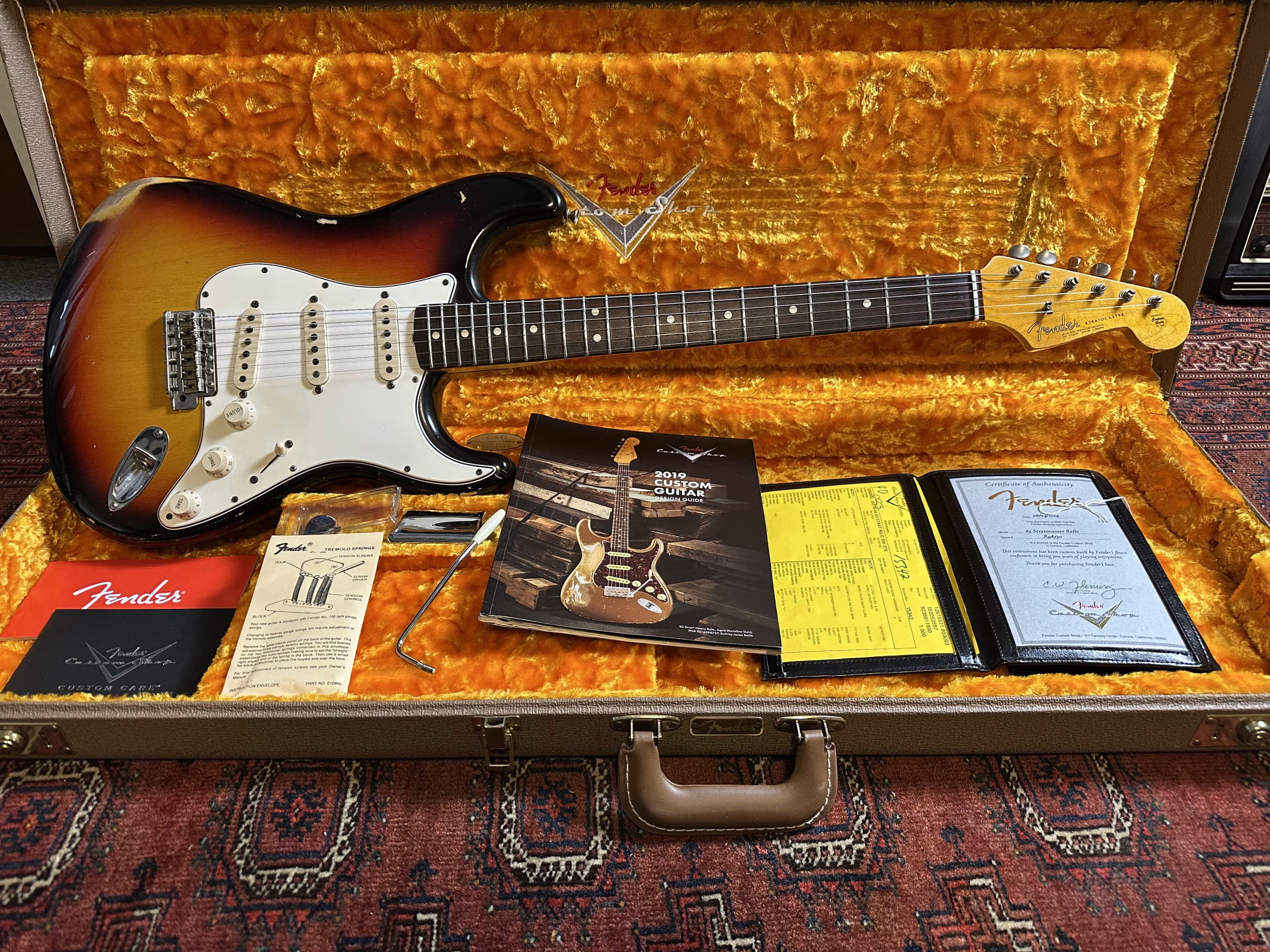 Fender Custom Shop '63 Relic Stratocaster 2019 Sunburst