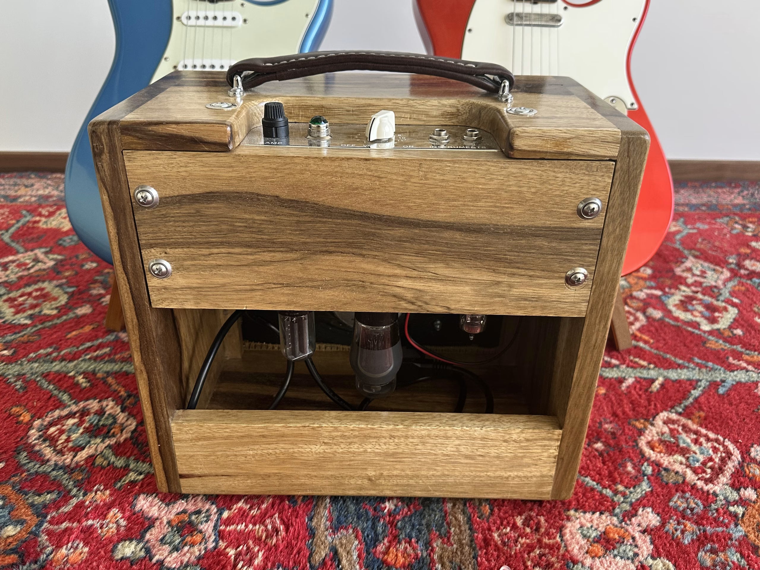 IFNESS Handbuilt Fender Champ based Amp Black Korina wood