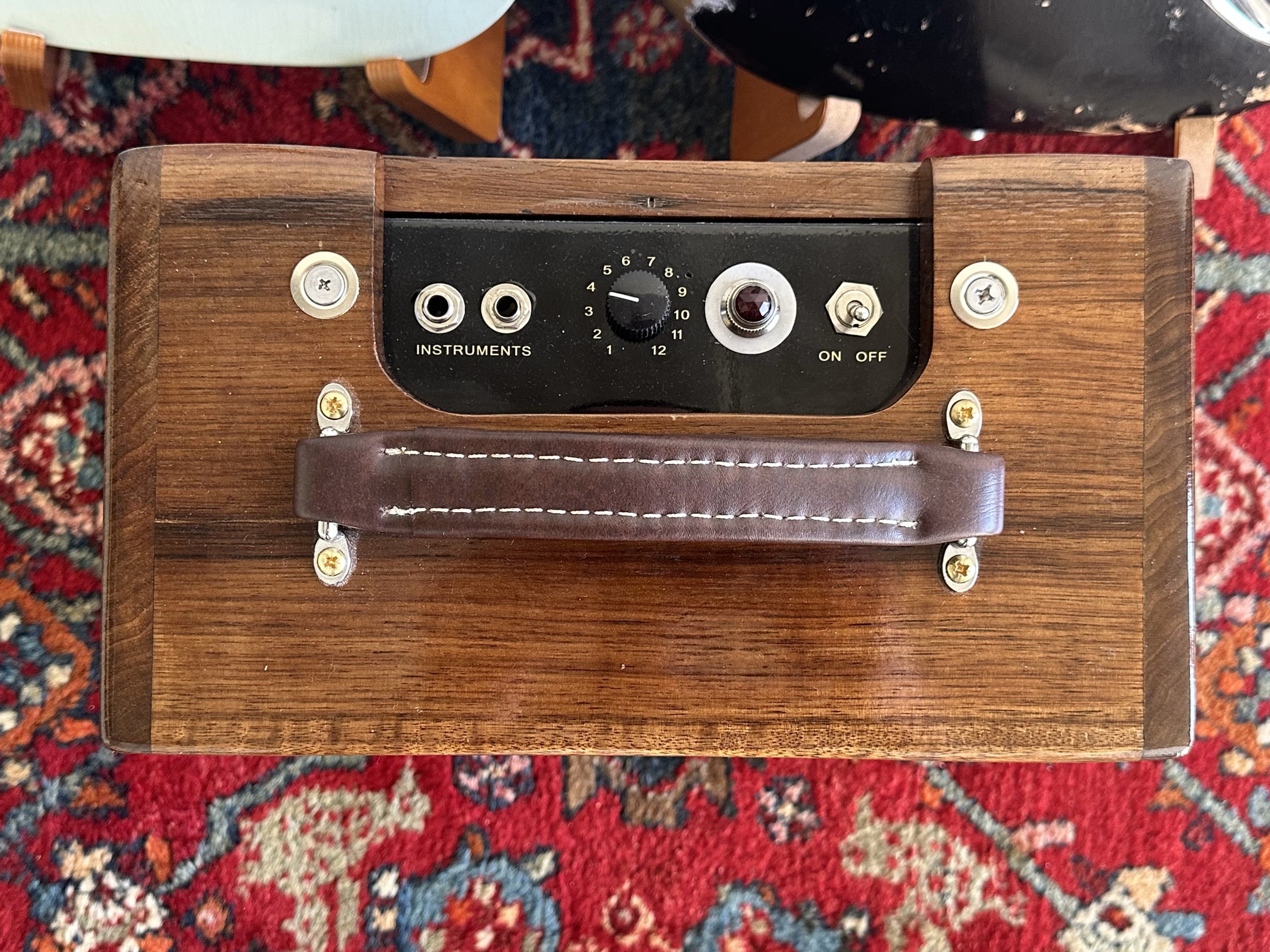 IFNESS Handbuilt Fender Champ based Amp African Oak wood