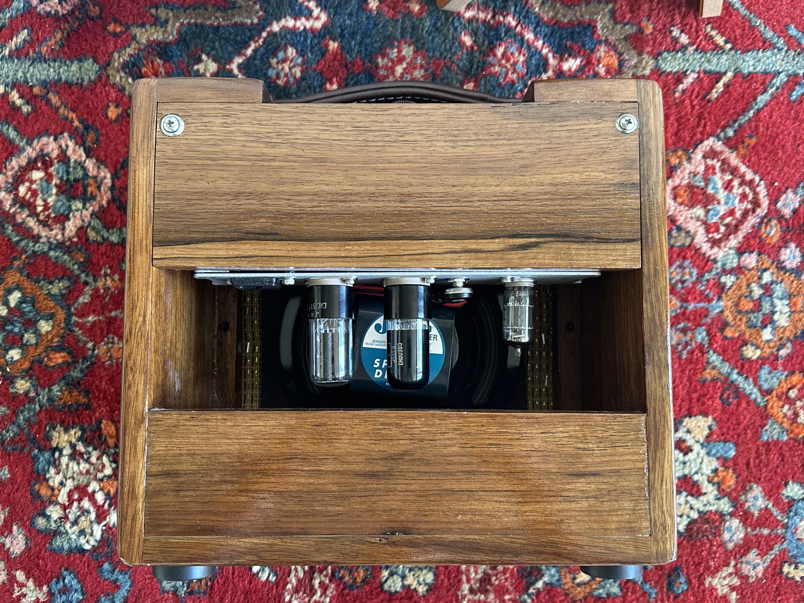 IFNESS Handbuilt Fender Champ based Amp African Oak wood