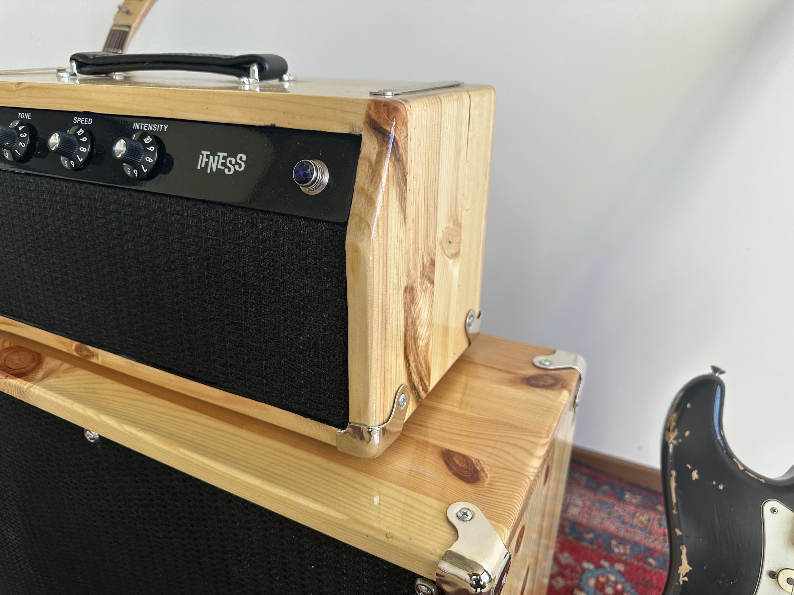 IFNESS 'Blonde Prince' handbuilt Fender Princeton '62 based Amp Pine wood