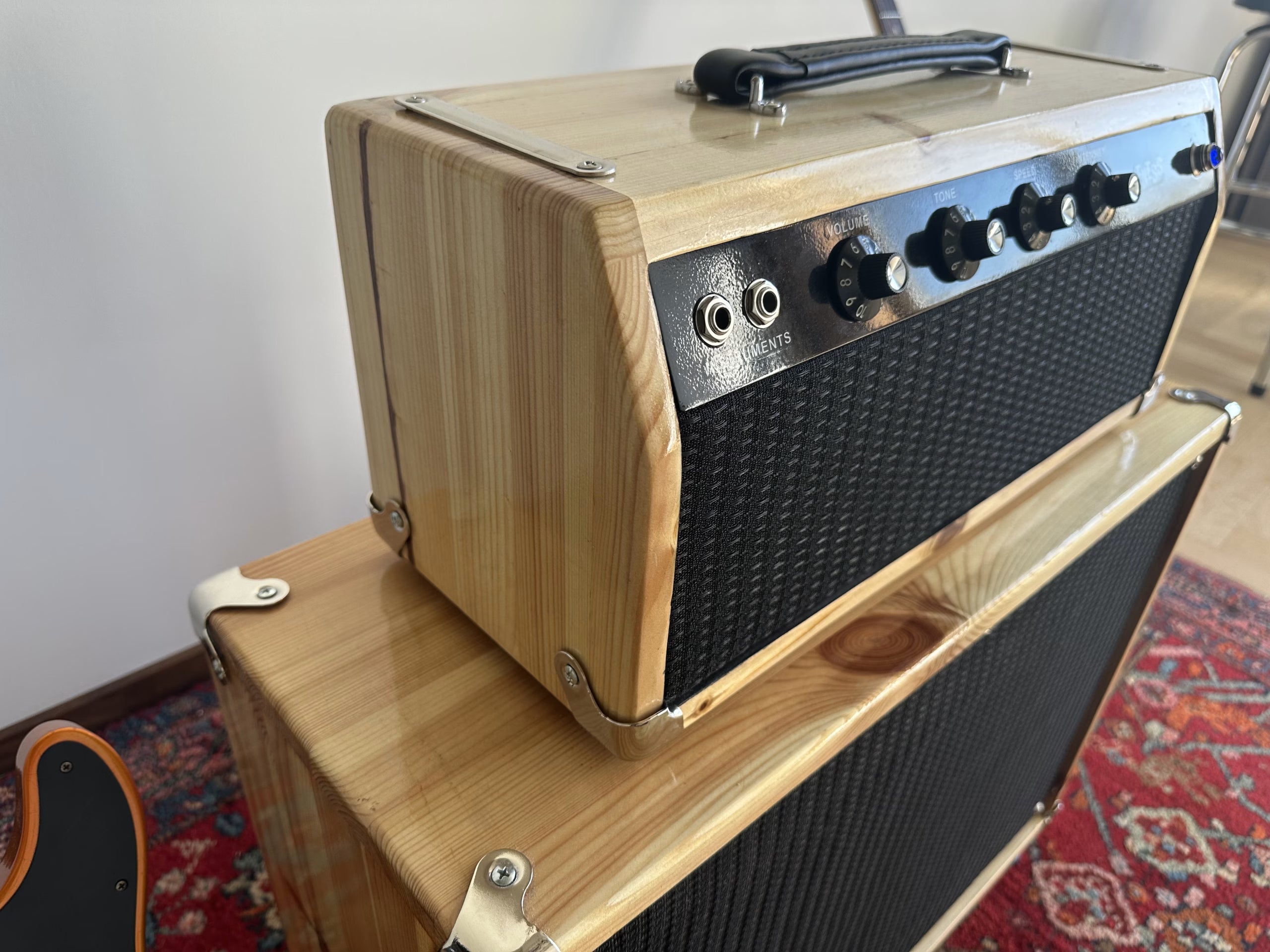 IFNESS 'Blonde Prince' handbuilt Fender Princeton '62 based Amp Pine wood