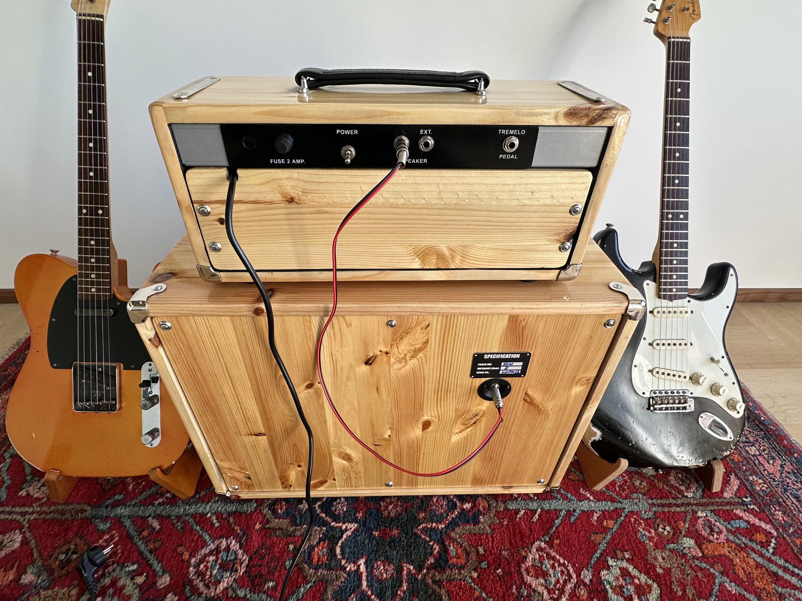 IFNESS 'Blonde Prince' handbuilt Fender Princeton '62 based Amp Pine wood