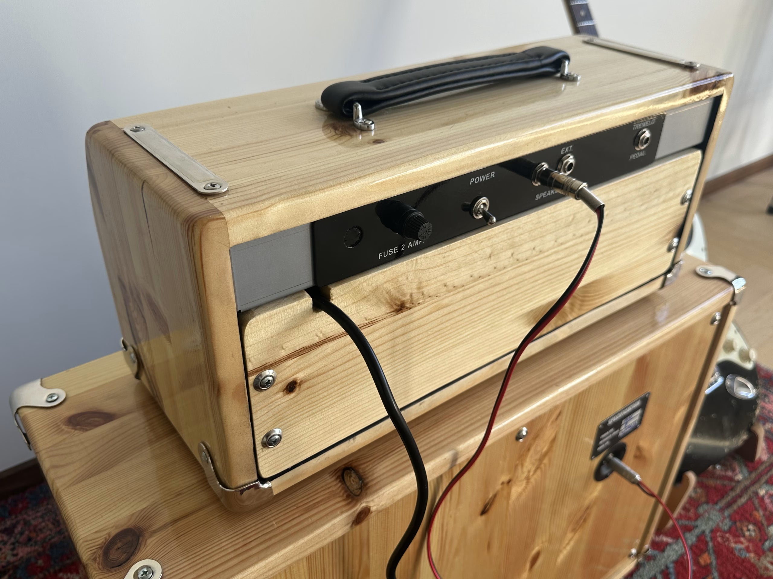 IFNESS 'Blonde Prince' handbuilt Fender Princeton '62 based Amp Pine wood