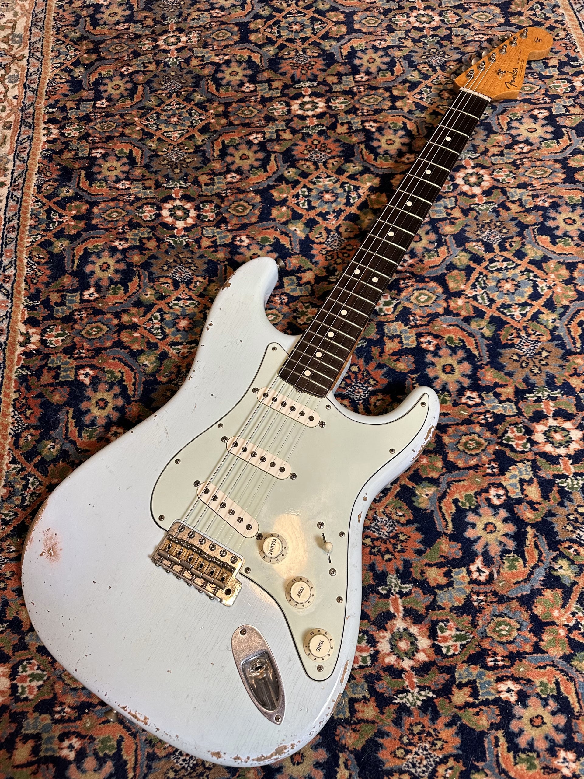 SOLD - 2016 Fender Custom Shop '64 LTD NAMM Josefina Campos Pickups Relic Stratocaster Sonic Blue