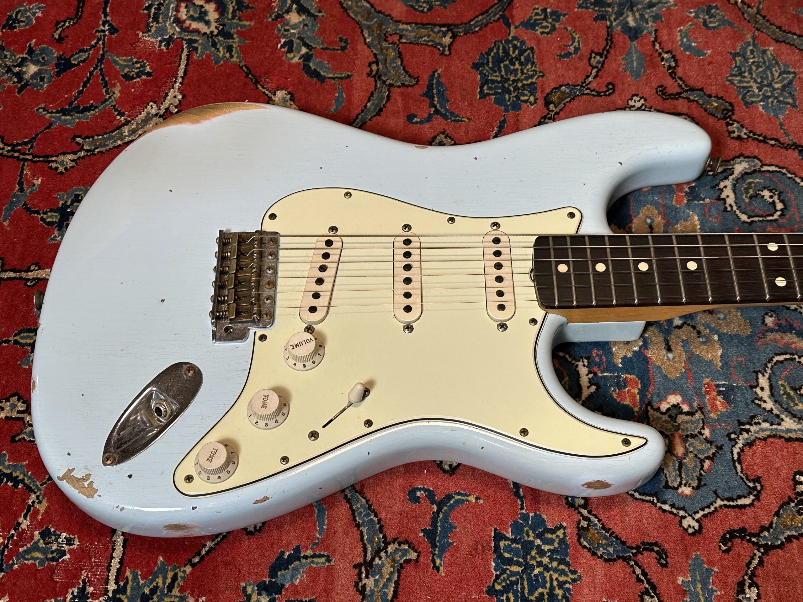 SOLD - 2021 Fender Custom Shop '59 Relic Stratocaster Sonic Blue