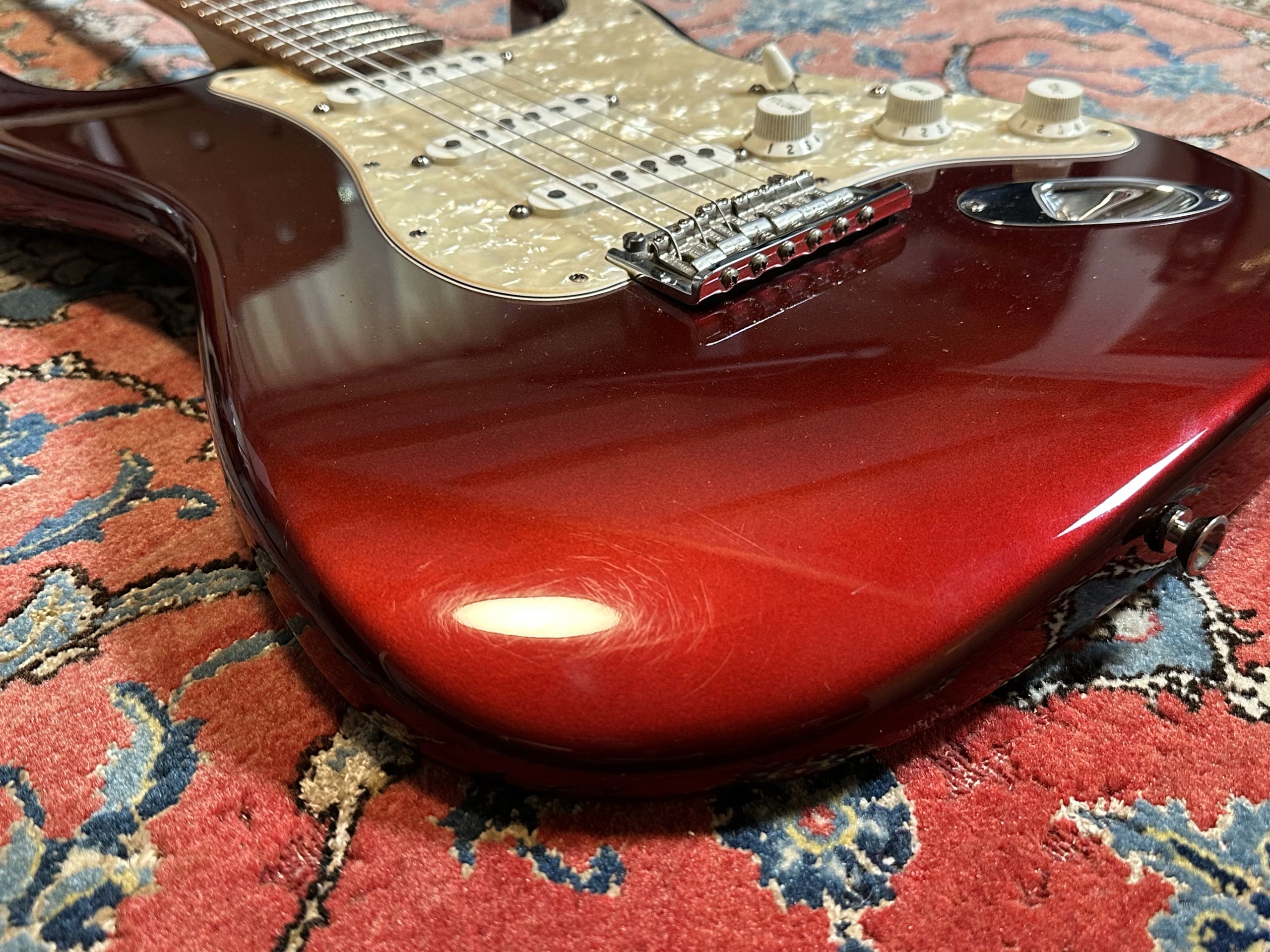 SOLD - 2008 Fender American Standard Stratocaster Candy Cola