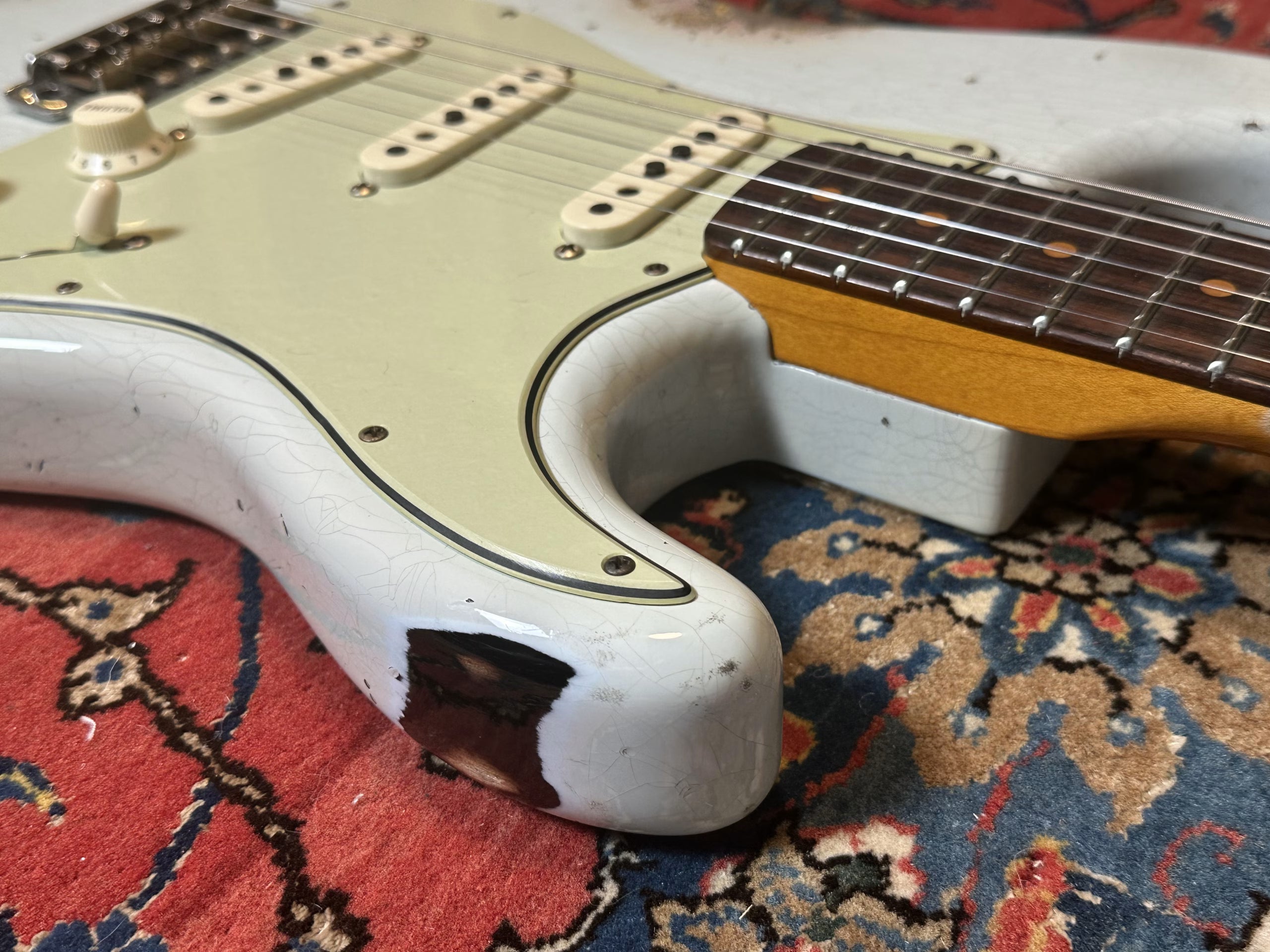 Fender Custom Shop '61 Heavy Relic Stratocaster 2022 Sonic Blue over Sunburst
