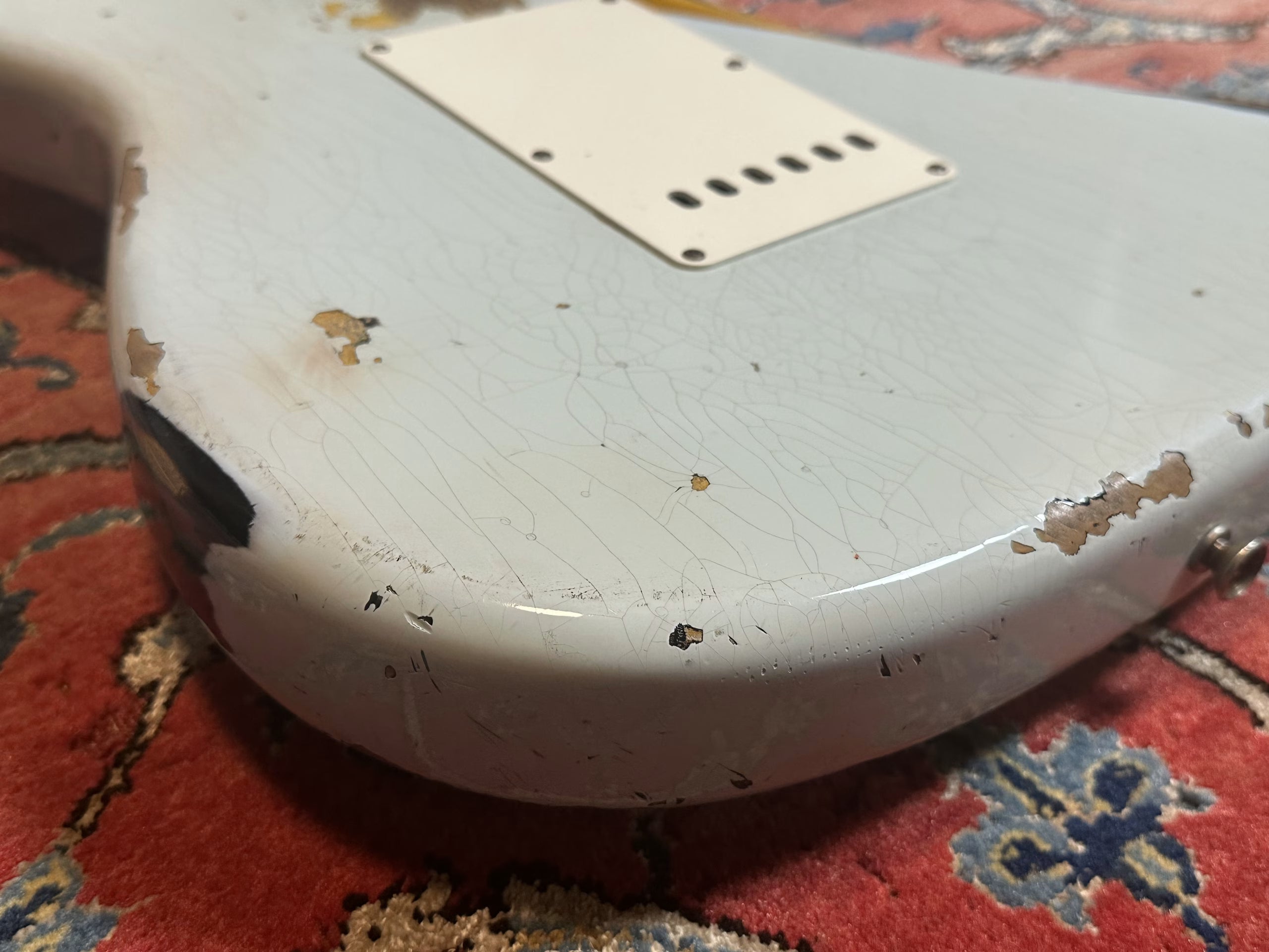 Fender Custom Shop '61 Heavy Relic Stratocaster 2022 Sonic Blue over Sunburst