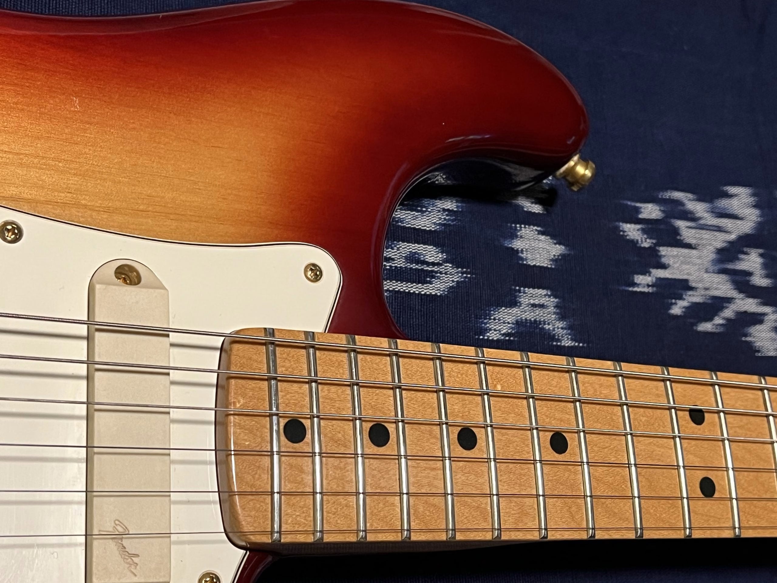 SOLD - 1983 Gold Elite Stratocaster Sienna Sunburst