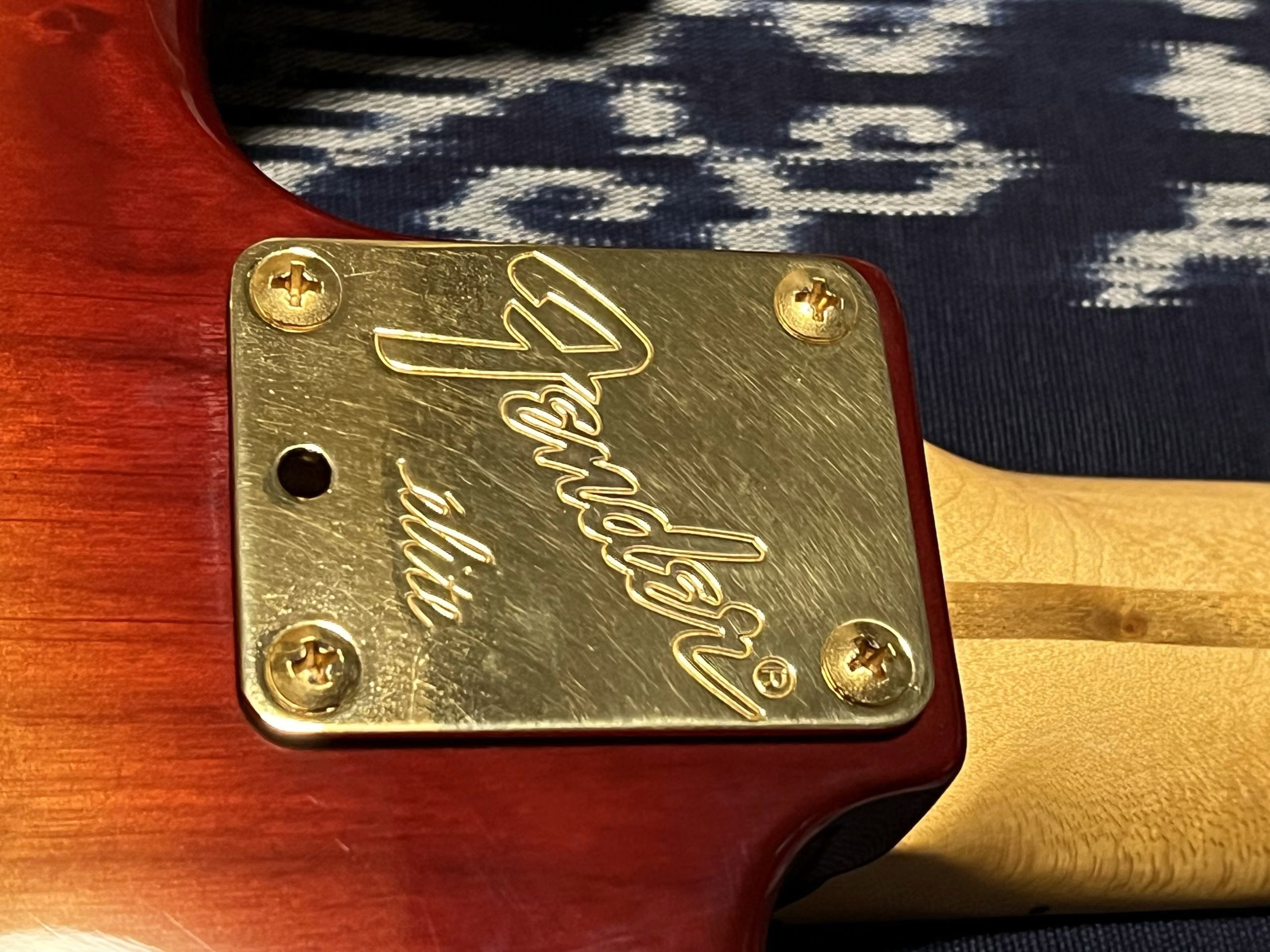 SOLD - 1983 Gold Elite Stratocaster Sienna Sunburst