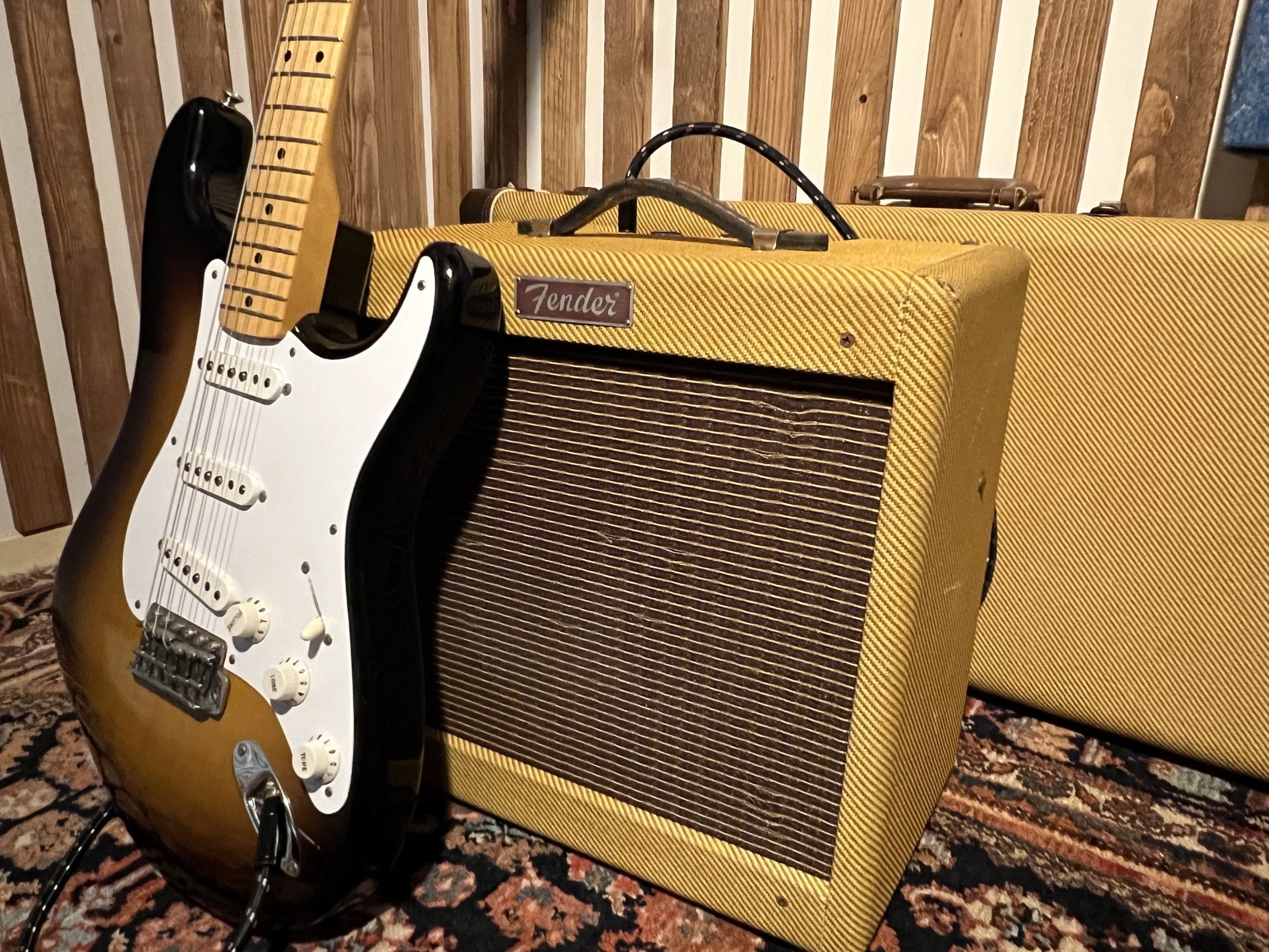 SOLD - Fender Pro Junior Amp Reliced - set with the '57 Masterbuilt Anniversary Strat