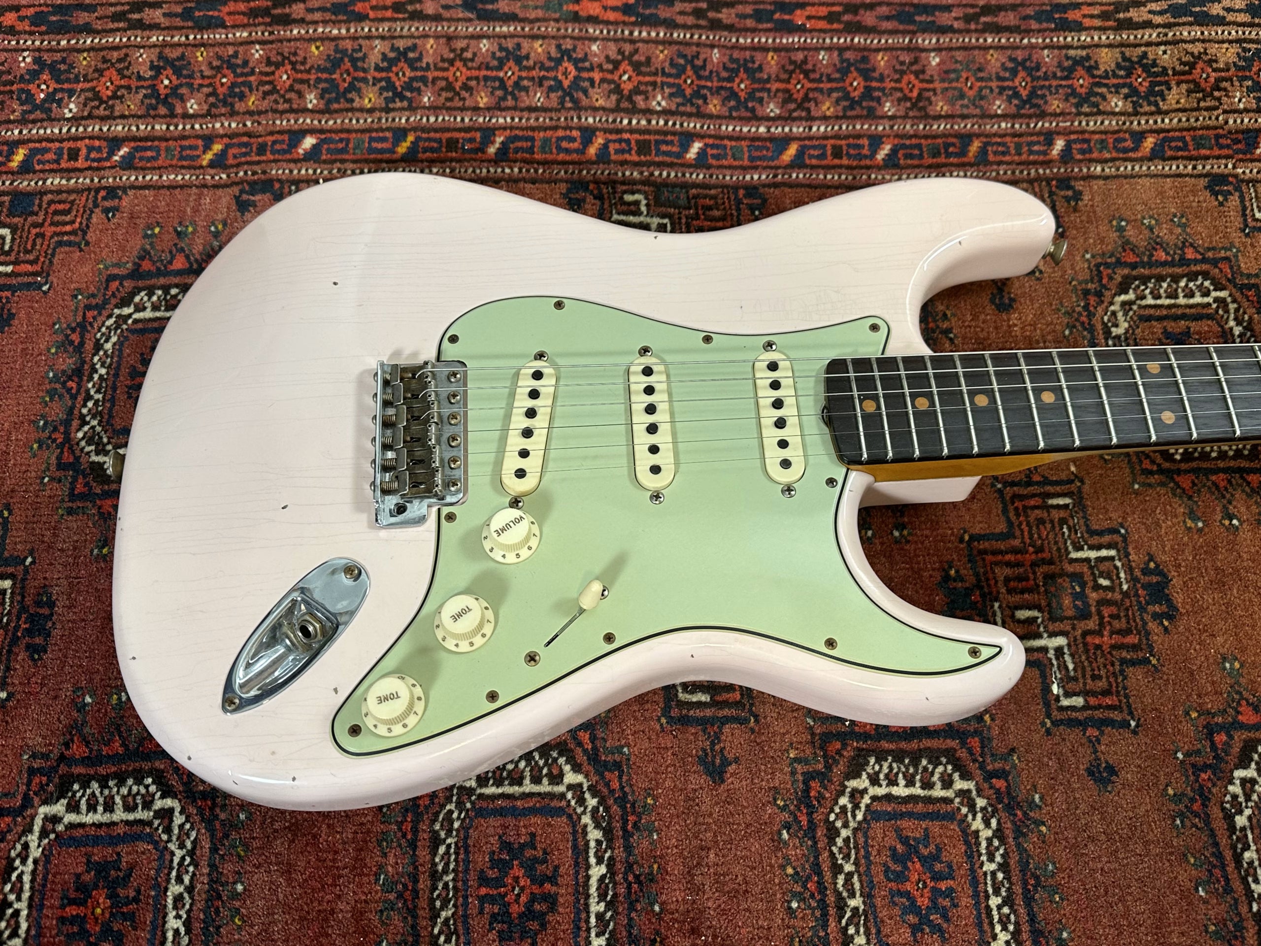 SOLD - 2022 Fender Custom Shop '60 LTD Journeyman Stratocaster Shell Pink