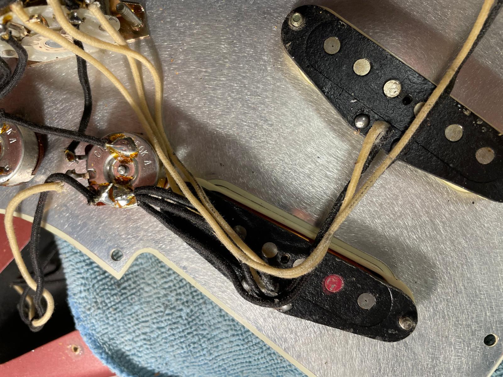 SOLD - 1997 Fender Custom Shop '60 Cunetto Relic Stratocaster Burgundy Mist