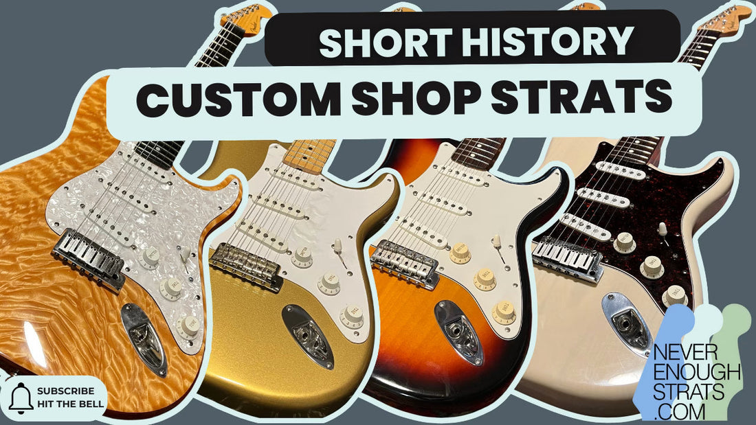 Fender Custom Shop Stratocasters - Short History - With four early gui