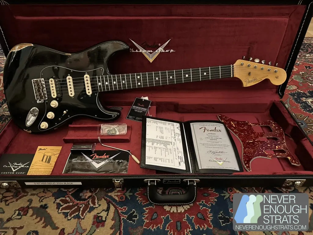 Fender Custom Shop '67 LTD HSS Relic Stratocaster 2024 Schwarz