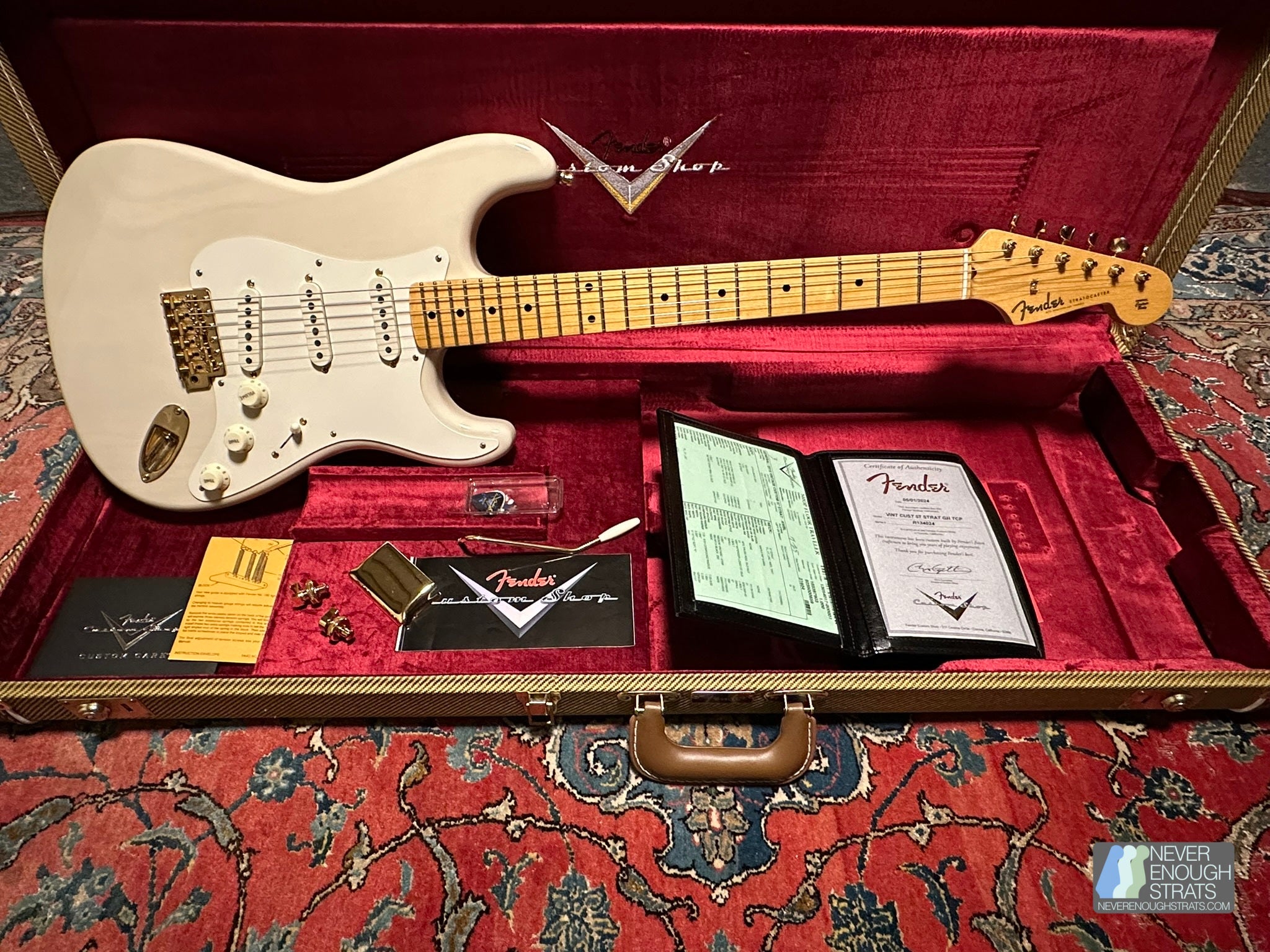 Fender Custom Shop '57 NOS Timecapsule Stratocaster 2024 White Blonde